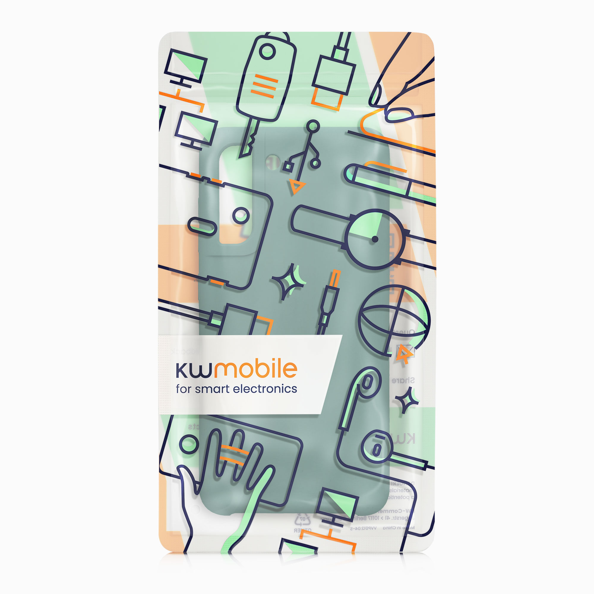 Kryt na mobil Galaxy S21 Fan Edition kwmobile lesní zelená