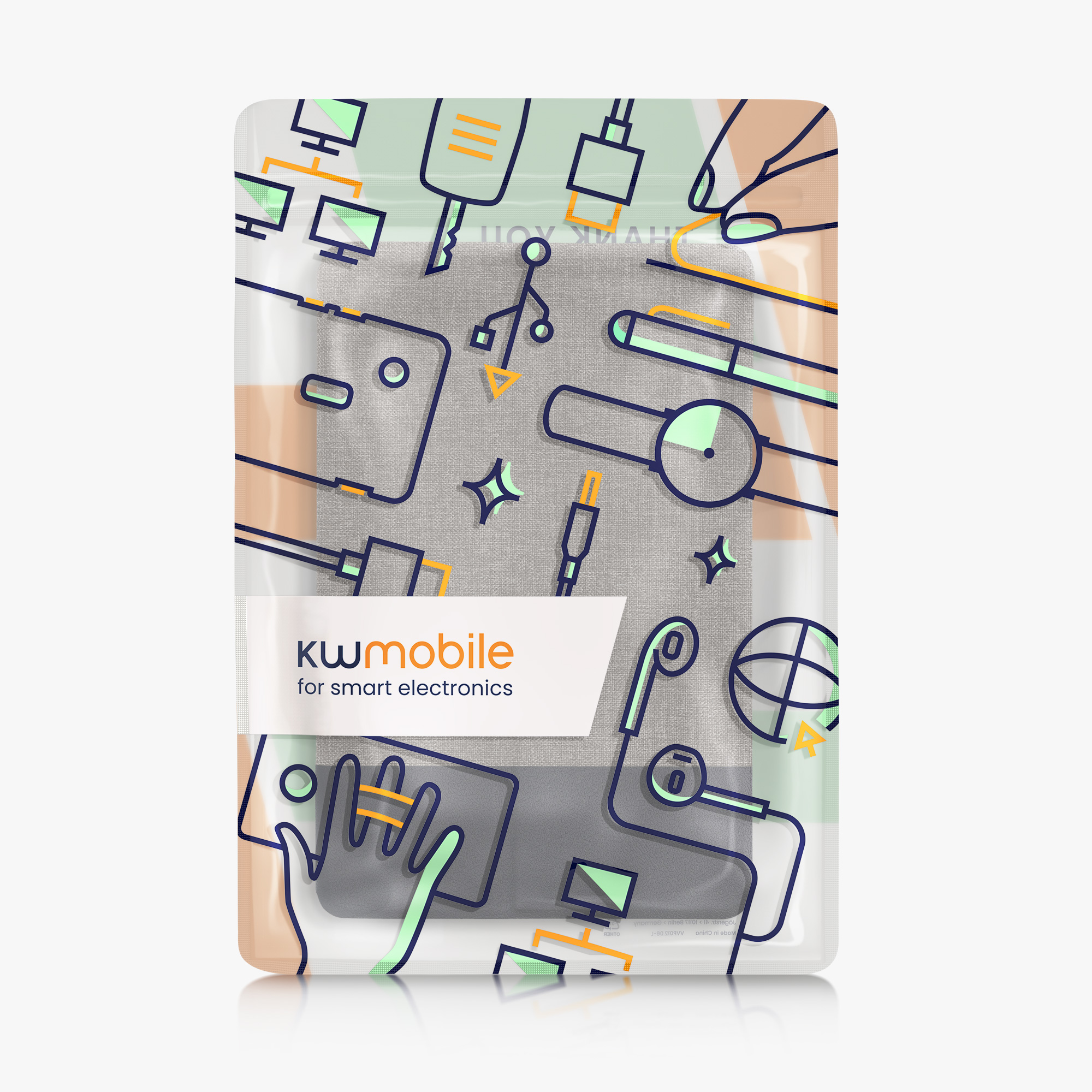 Pouzdro na tablet - Huawei MatePad Pro 12 - kwmobile - černá/šedá