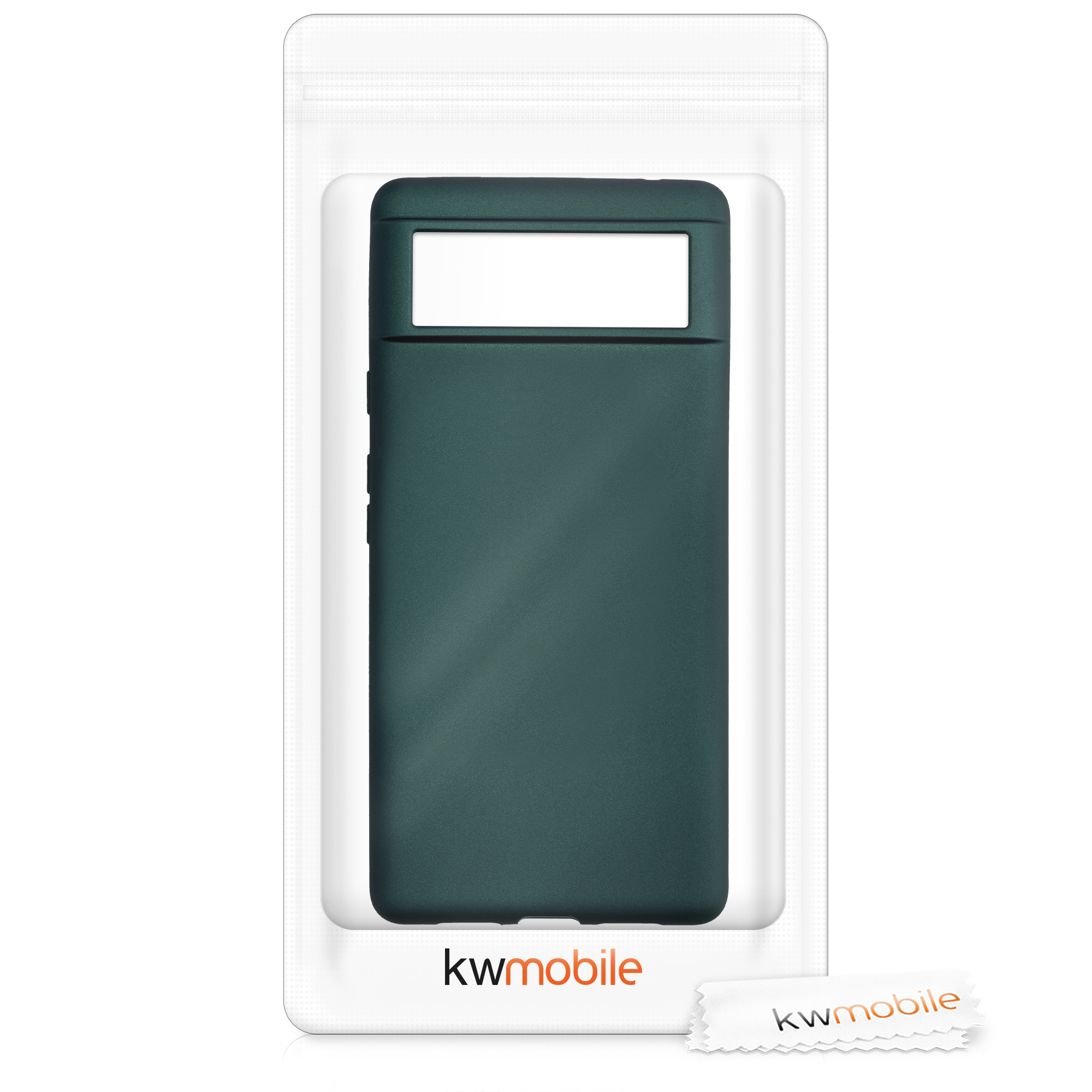 Zadní kryt kwmobile pro Google Pixel 6 - metalická petrolejová