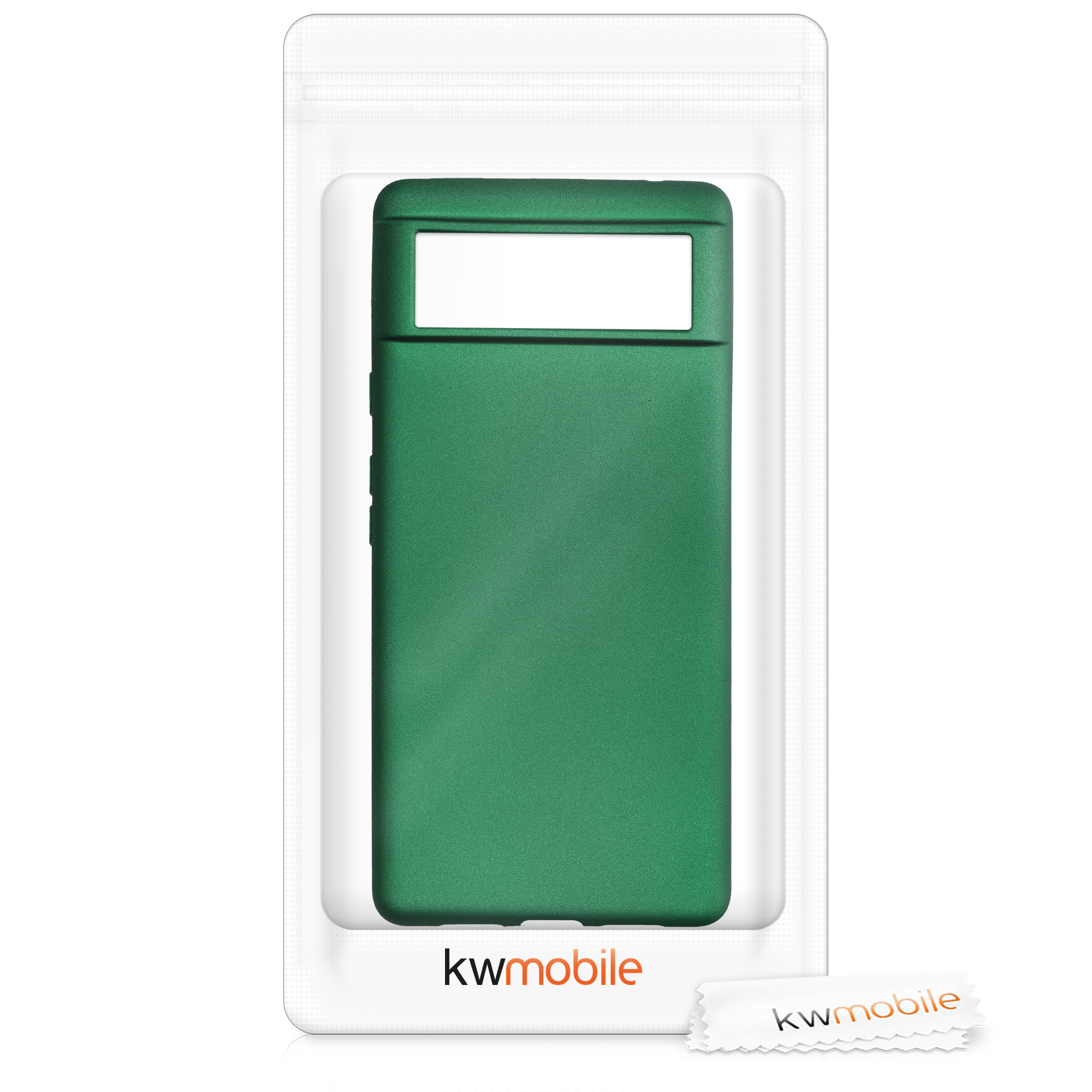 Zadní kryt kwmobile pro Google Pixel 6 - dark metallic zelená