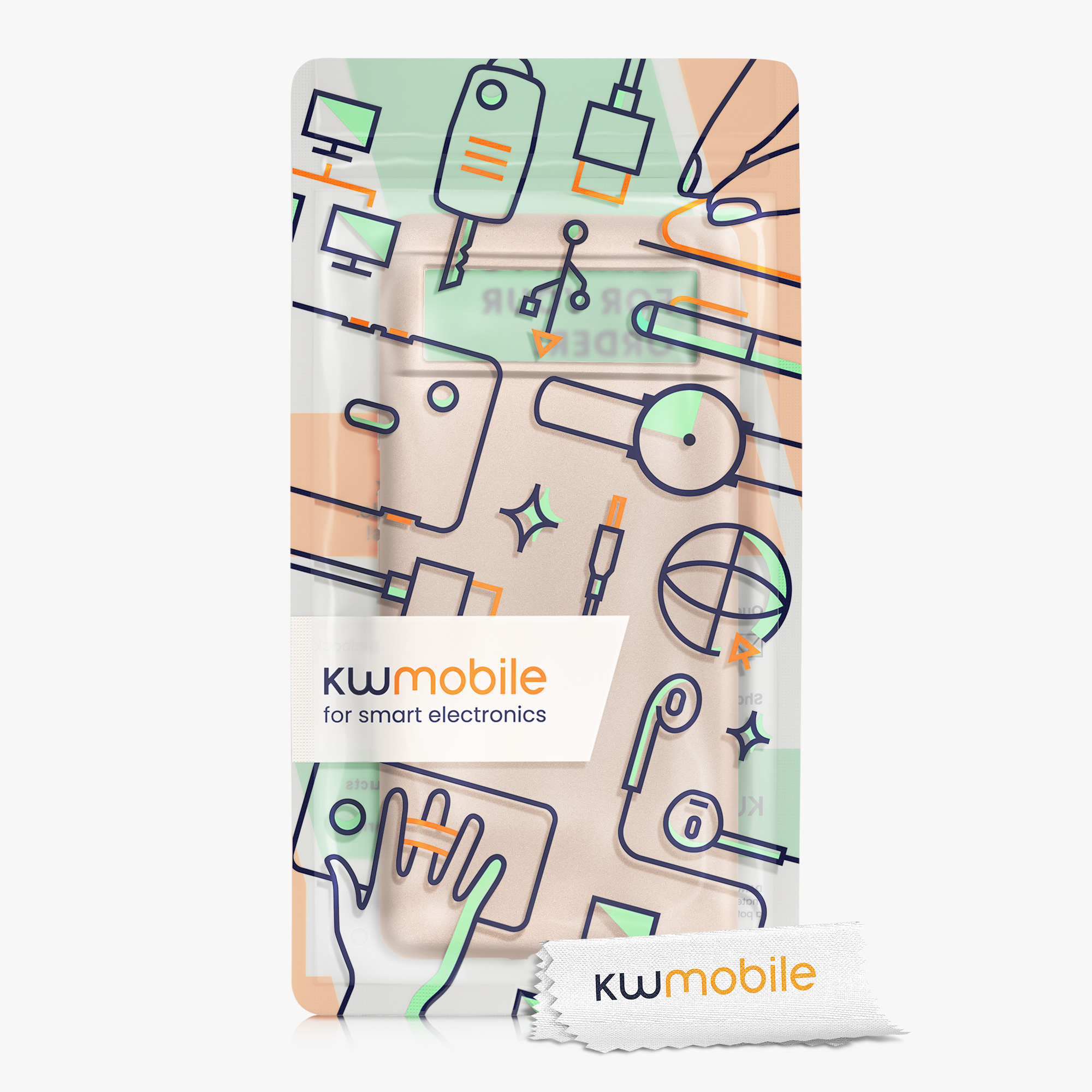 Zadní kryt kwmobile pro Google Pixel 6 - metallic gold
