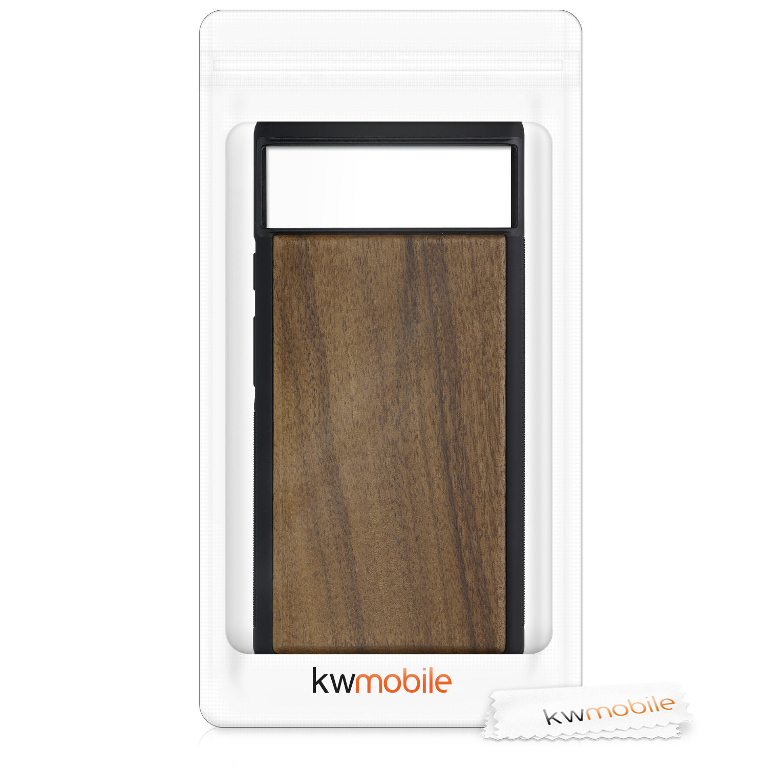 Zadní kryt kwmobile pro Google Pixel 6 - hard cover in dark brown