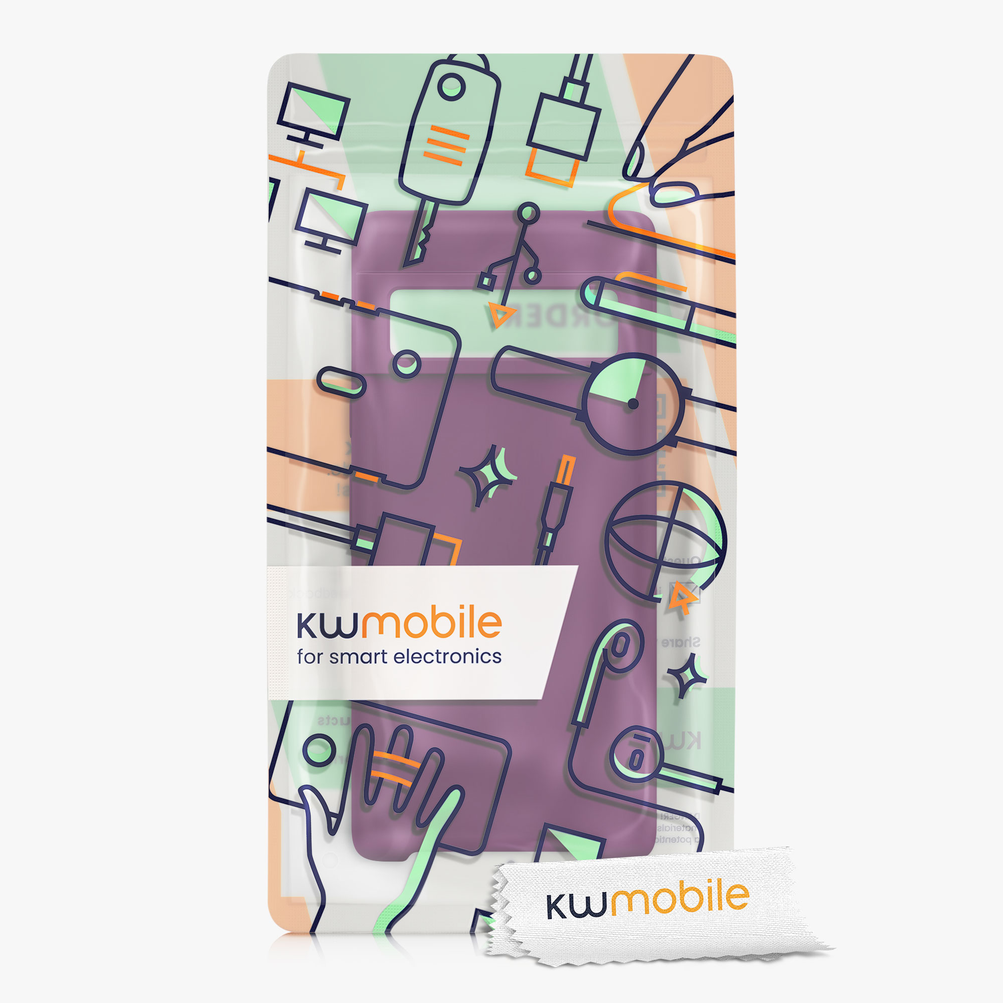 Silikonový kryt kwmobile pro Google Pixel 6 Pro - vínově fialová