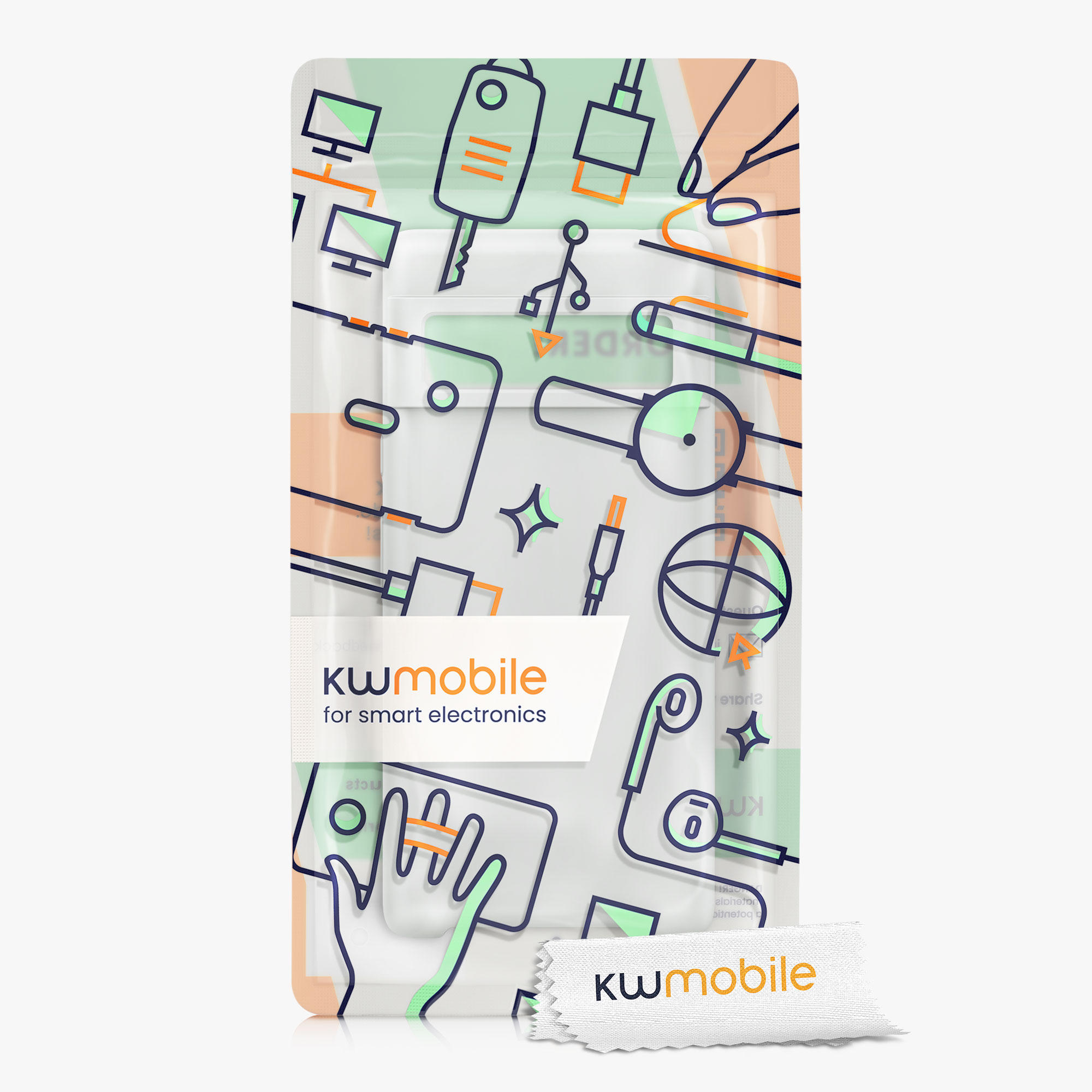 Silikonový kryt kwmobile pro Google Pixel 6 Pro - bílá matná