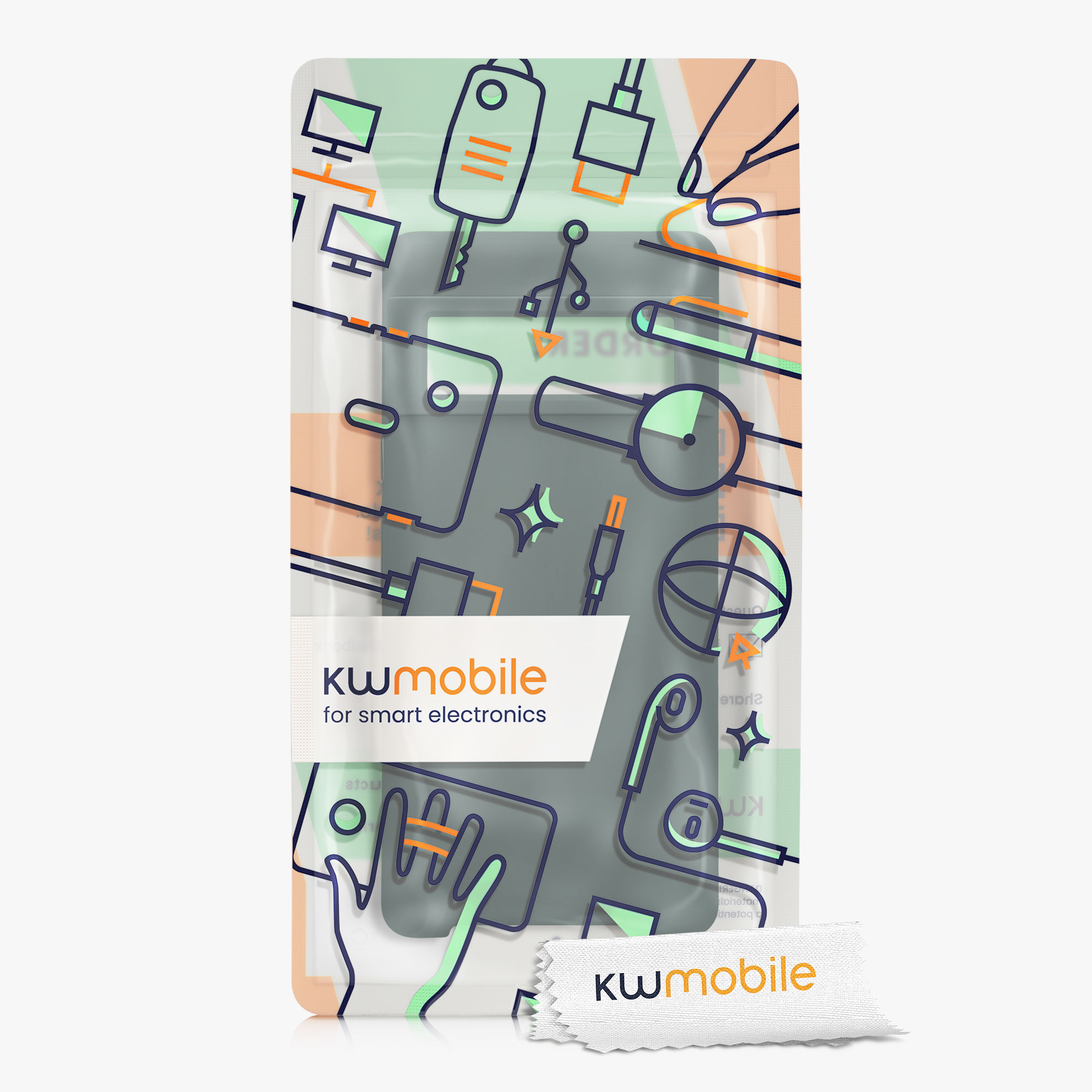 Silikonový kryt kwmobile pro Google Pixel 6 Pro - zelená