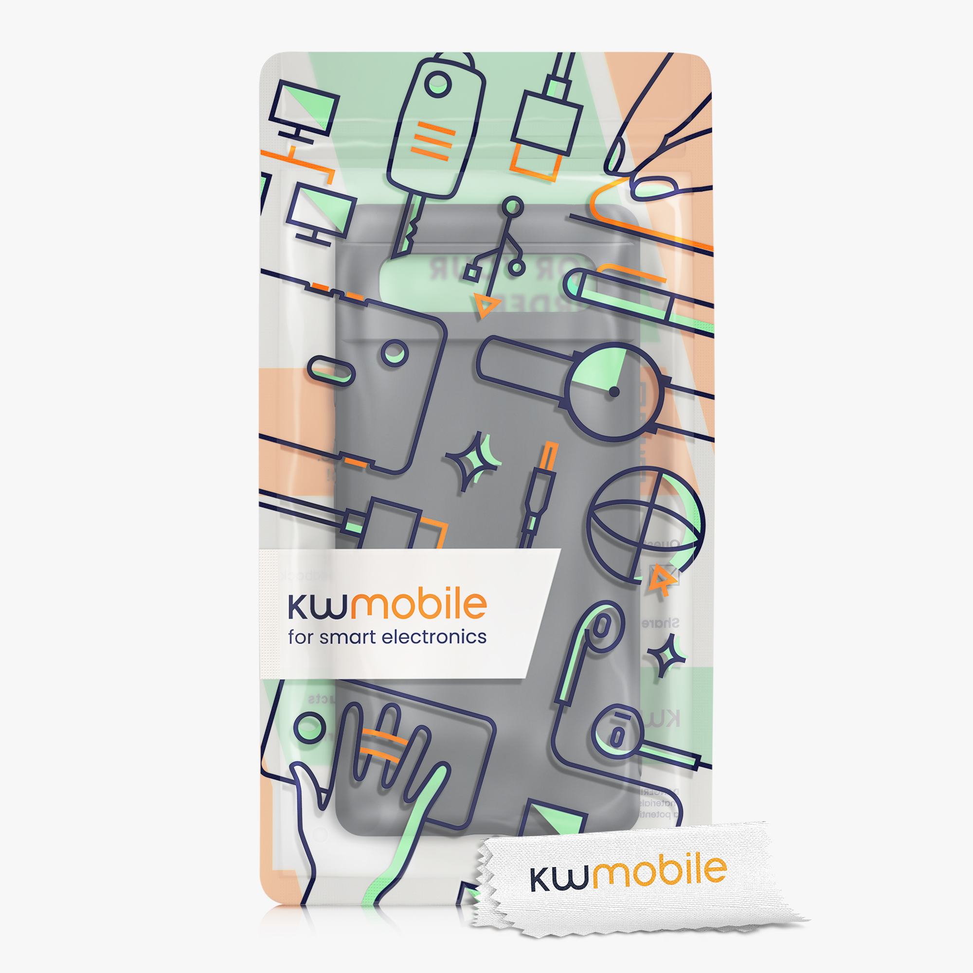 Silikonový kryt kwmobile pro Google Pixel 6 - černá matná