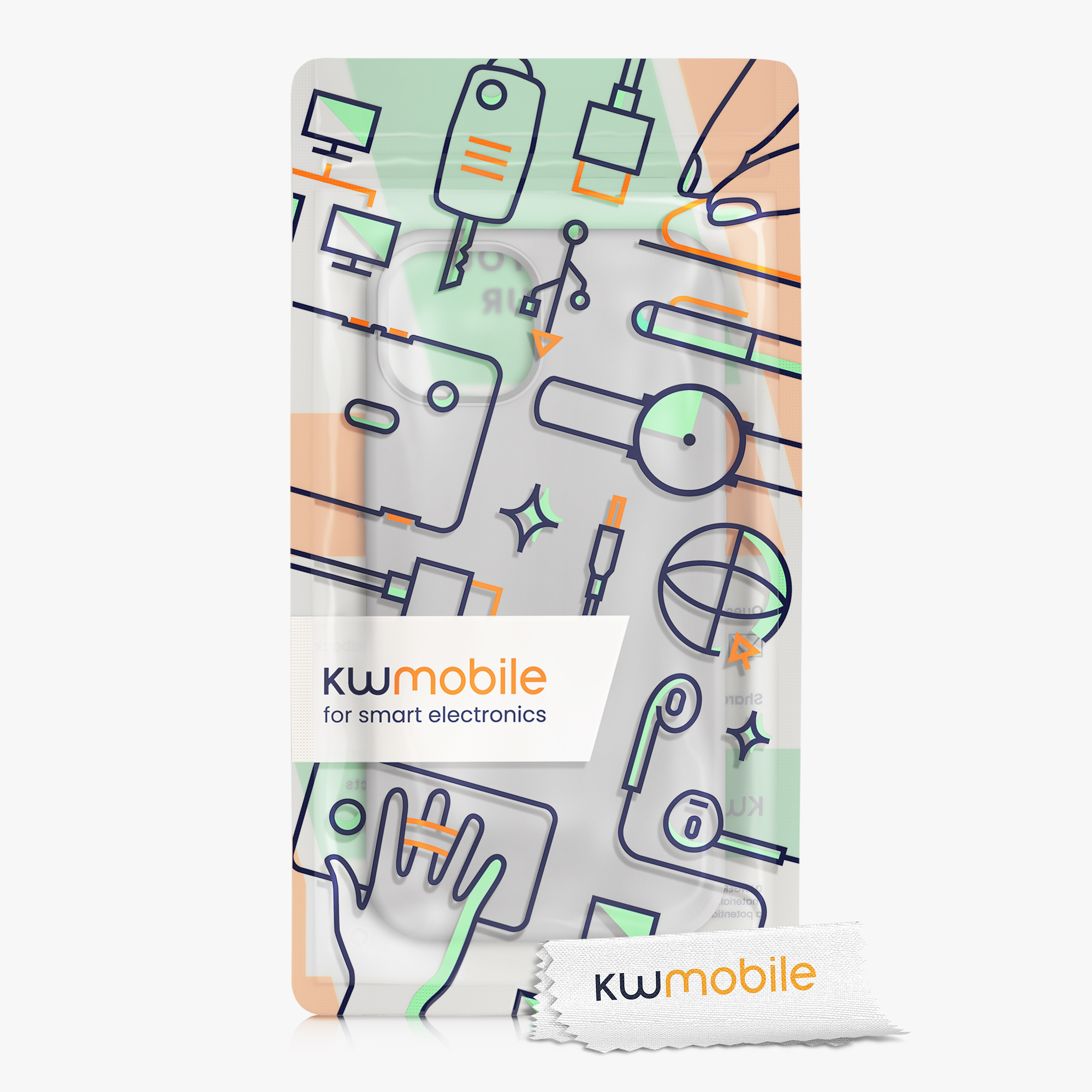 Silikonový kryt kwmobile pro iPhone 13 - béžová matná