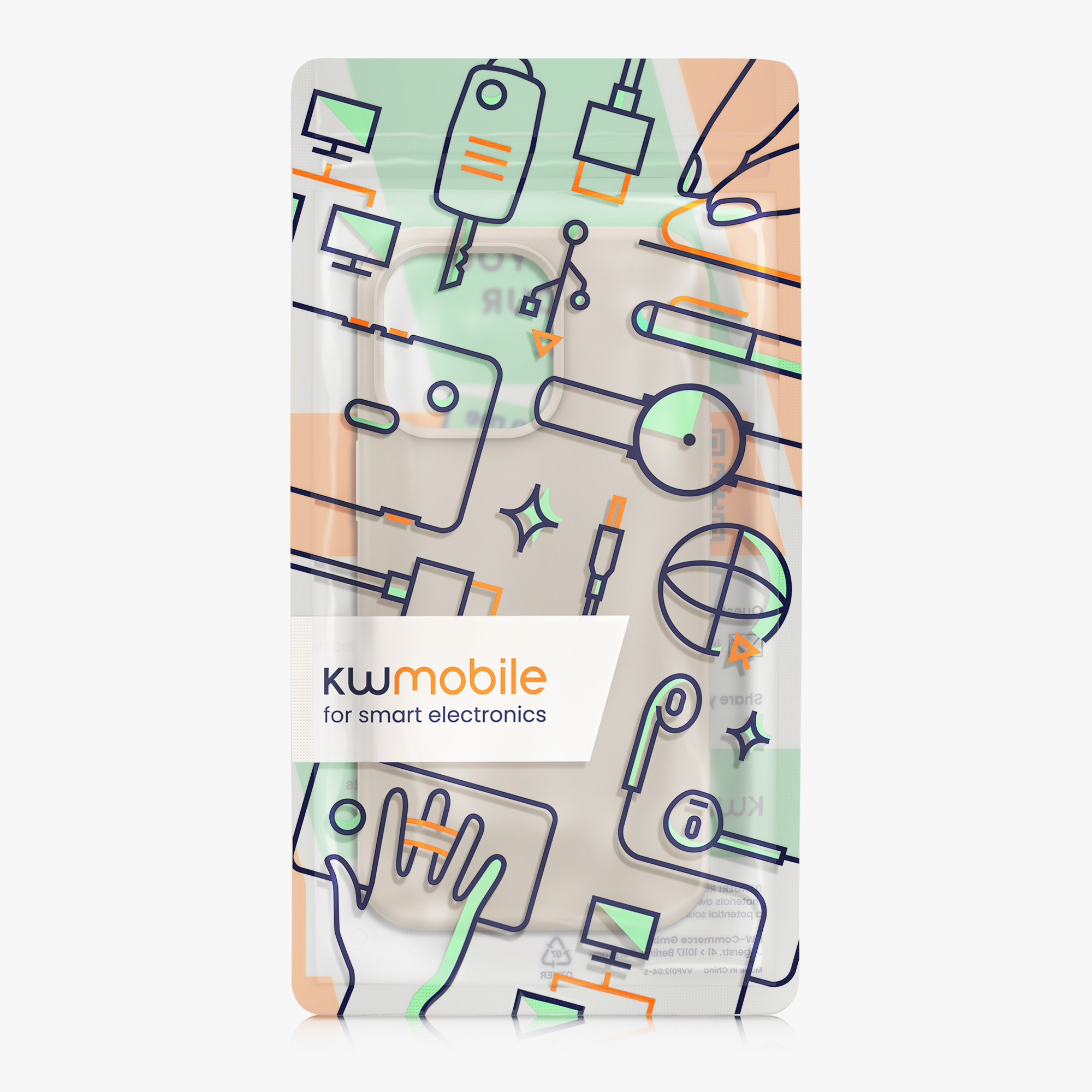 Kryt kwmobile soft-touch iPhone 13 Pro Cream