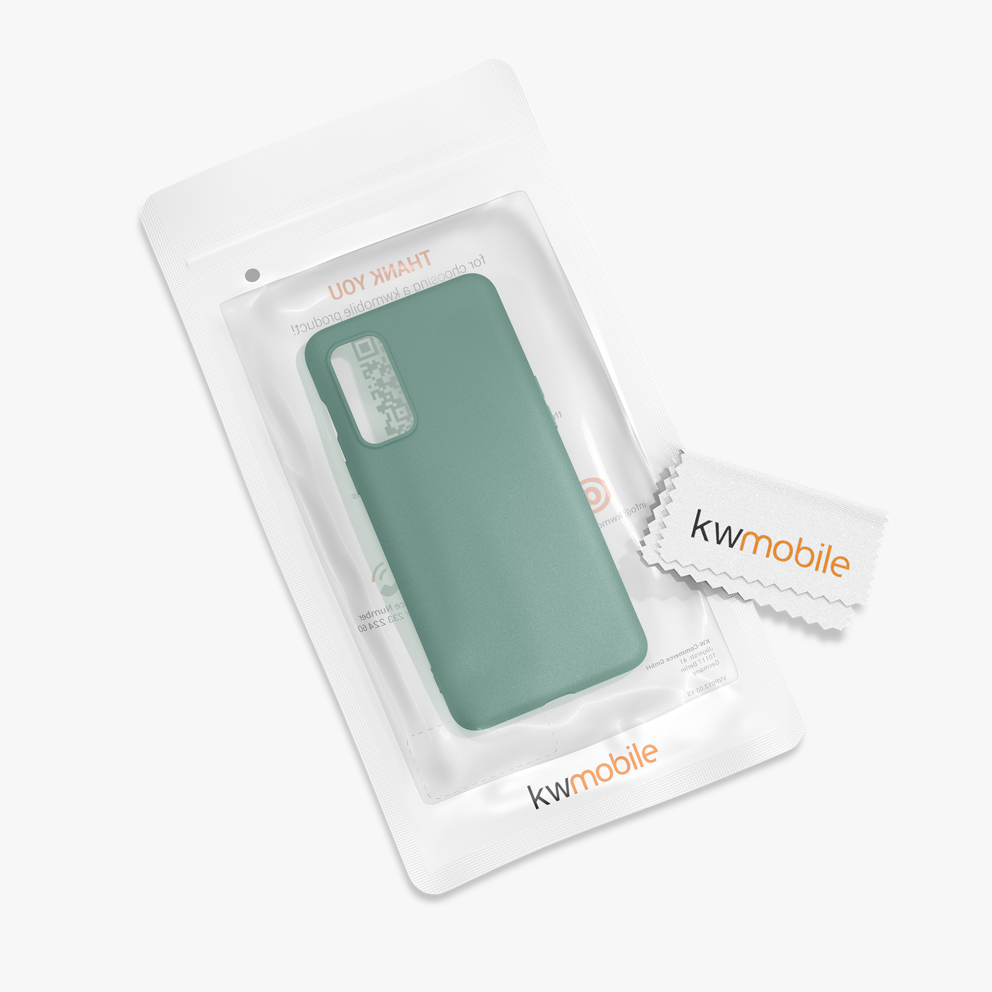 Kwmobile Silikonový kryt OnePlus Nord 2 5G lesní zelená