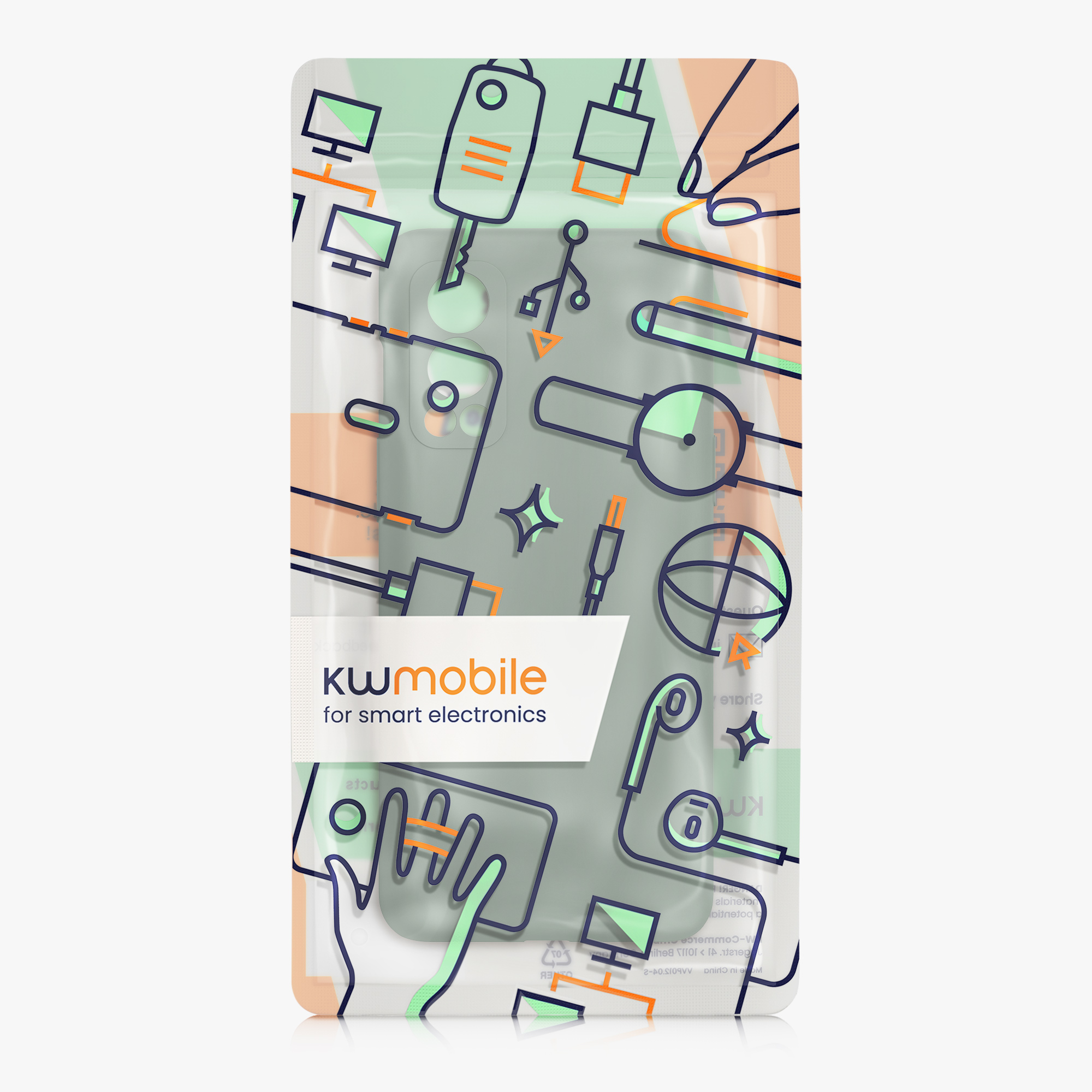 Kwmobile Silikonový kryt OnePlus Nord 2 5G dešťově zelená