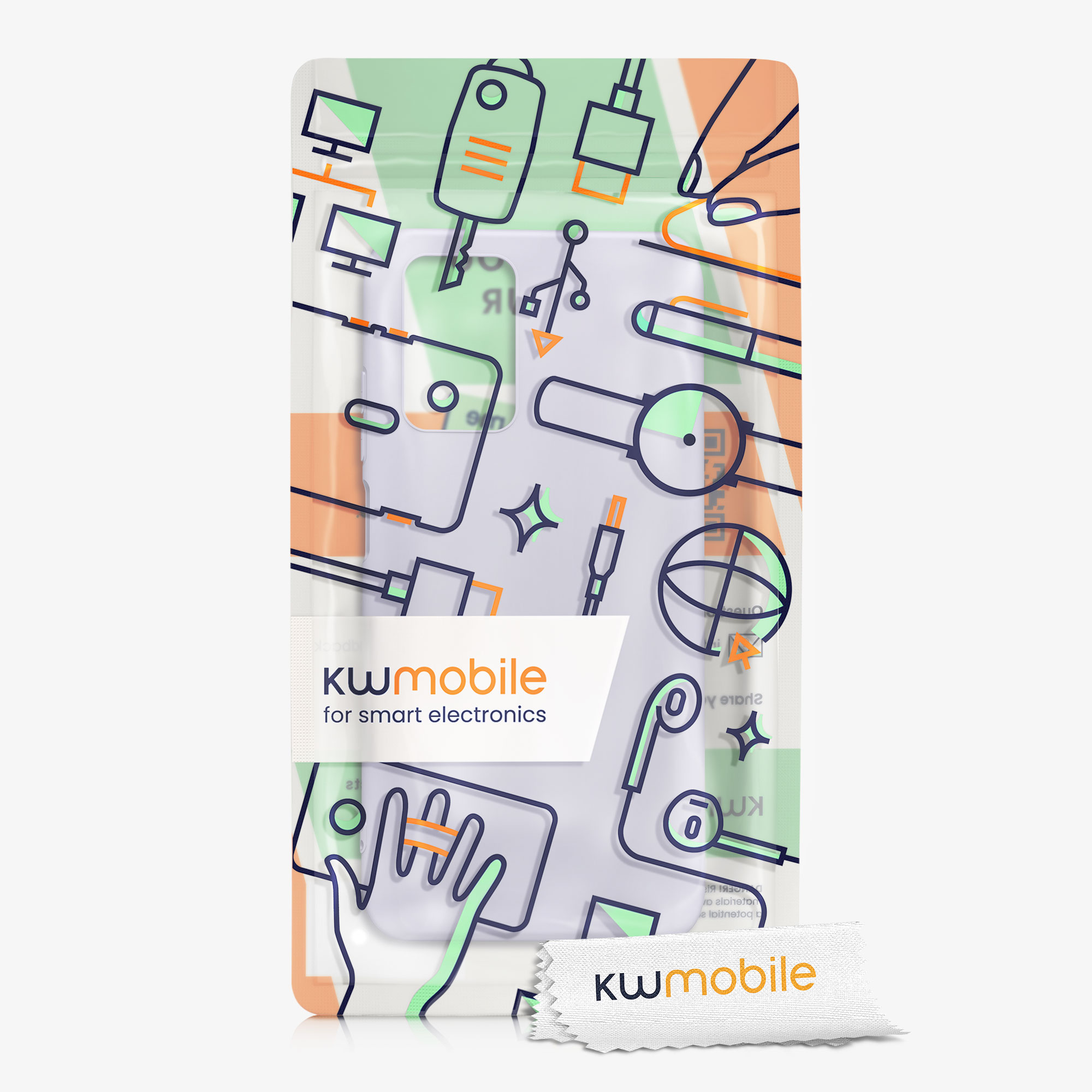 Kryt Xiaomi Redmi 10 (2021 silikonový TPU levandulová kwmobile
