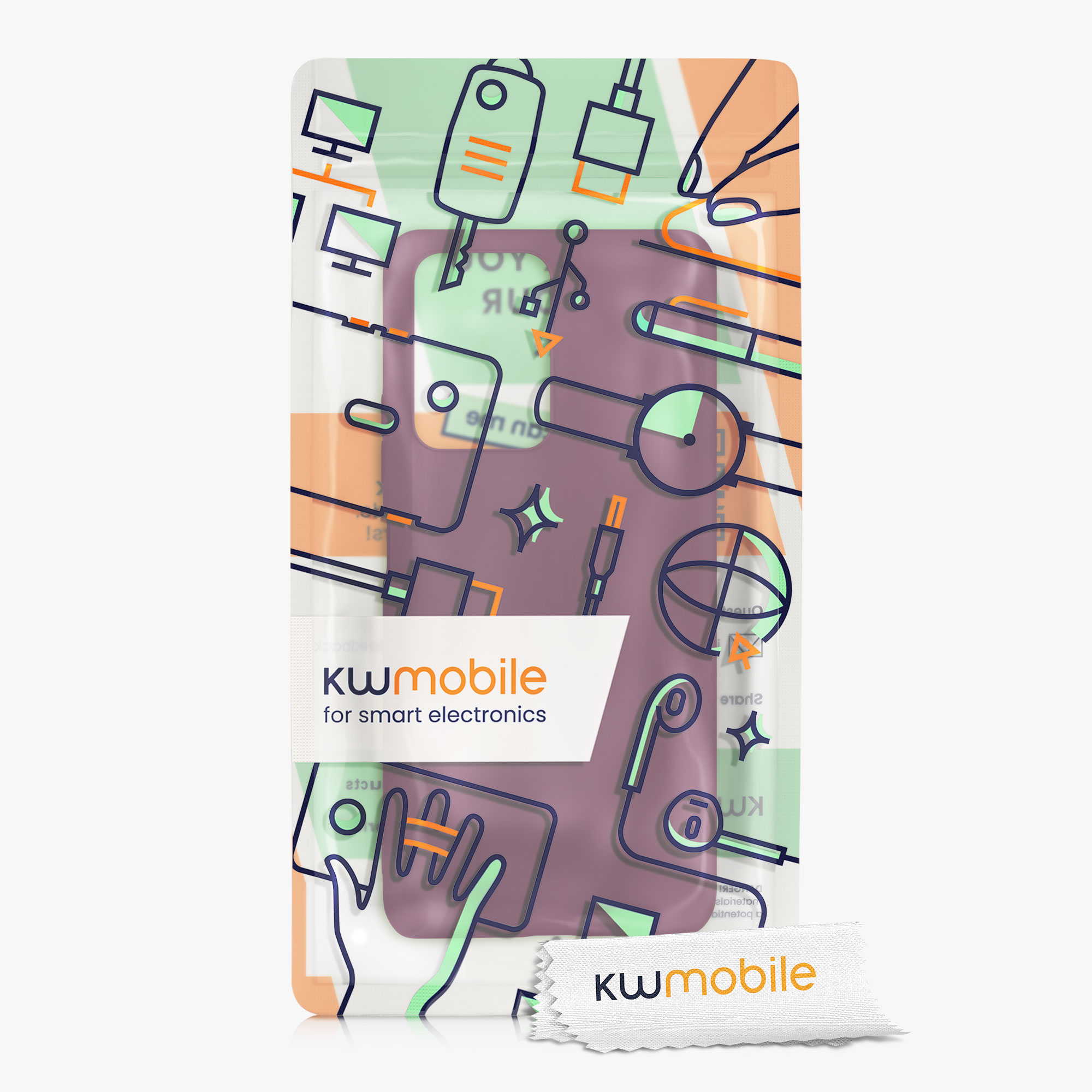 Kryt na mobil Xiaomi 11T / 11T Pro kwmobile TPU bordeaux fialový