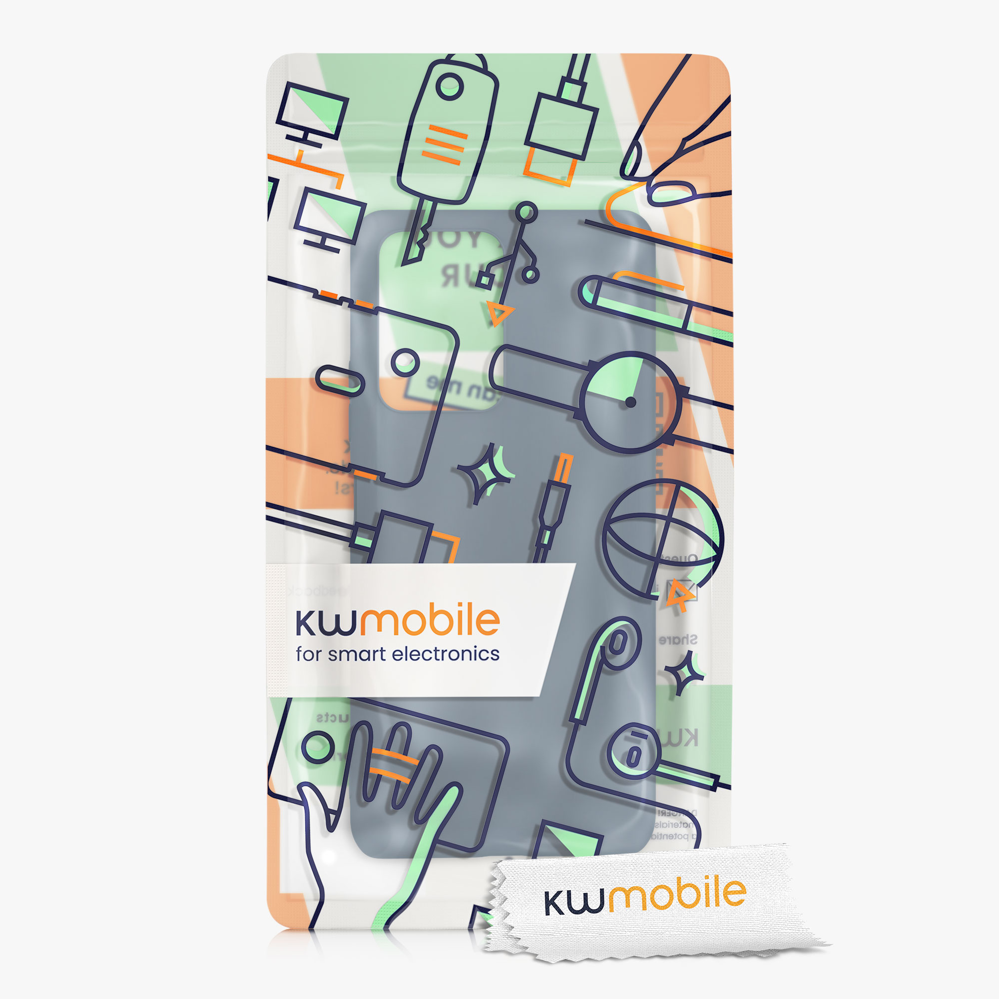 Kryt na mobil Xiaomi 11T / 11T Pro kwmobile TPU tmavě šedý