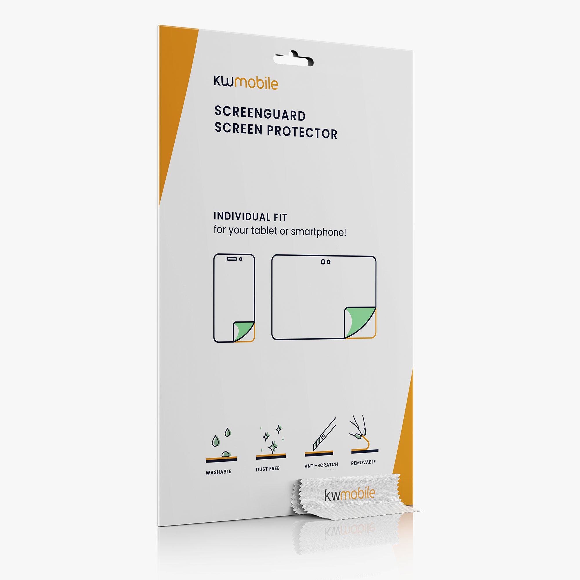 2x Ochranná fólie na tablet Galaxy Tab A8 10.5 (2021) kwmobile anti-fingerprint