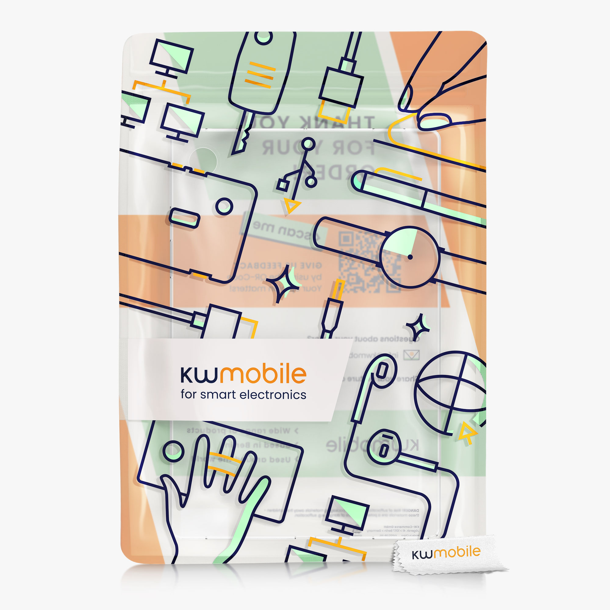 Zadní obal na tablet Galaxy Tab A8 10.5 (2021) kwmobile transparentní