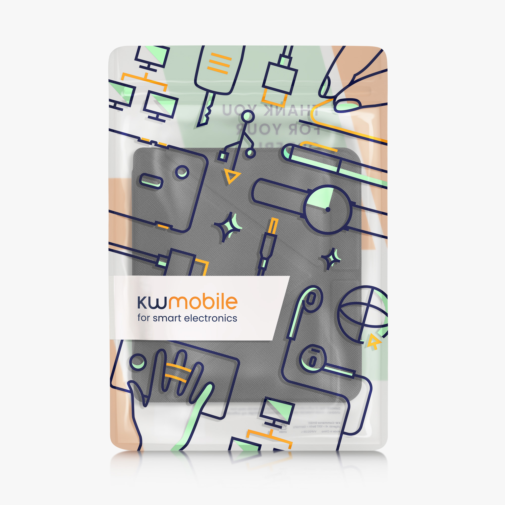 kwmobile pouzdro na čtečku Kobo Libra 2, černá
