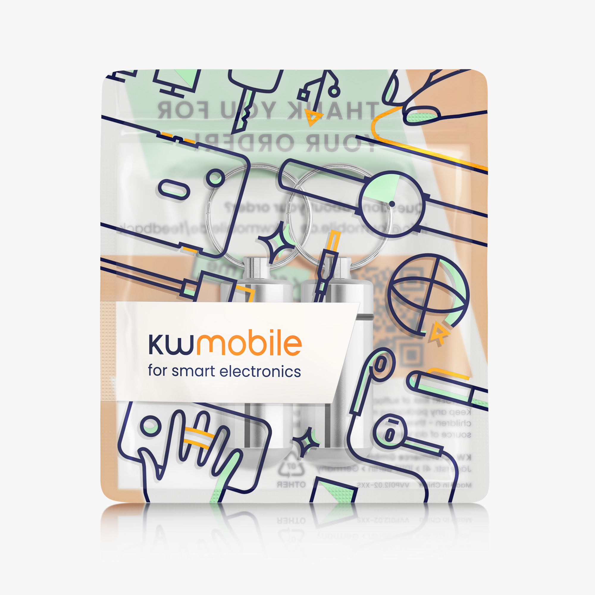 Krabička na léky kwmobile - stříbrná