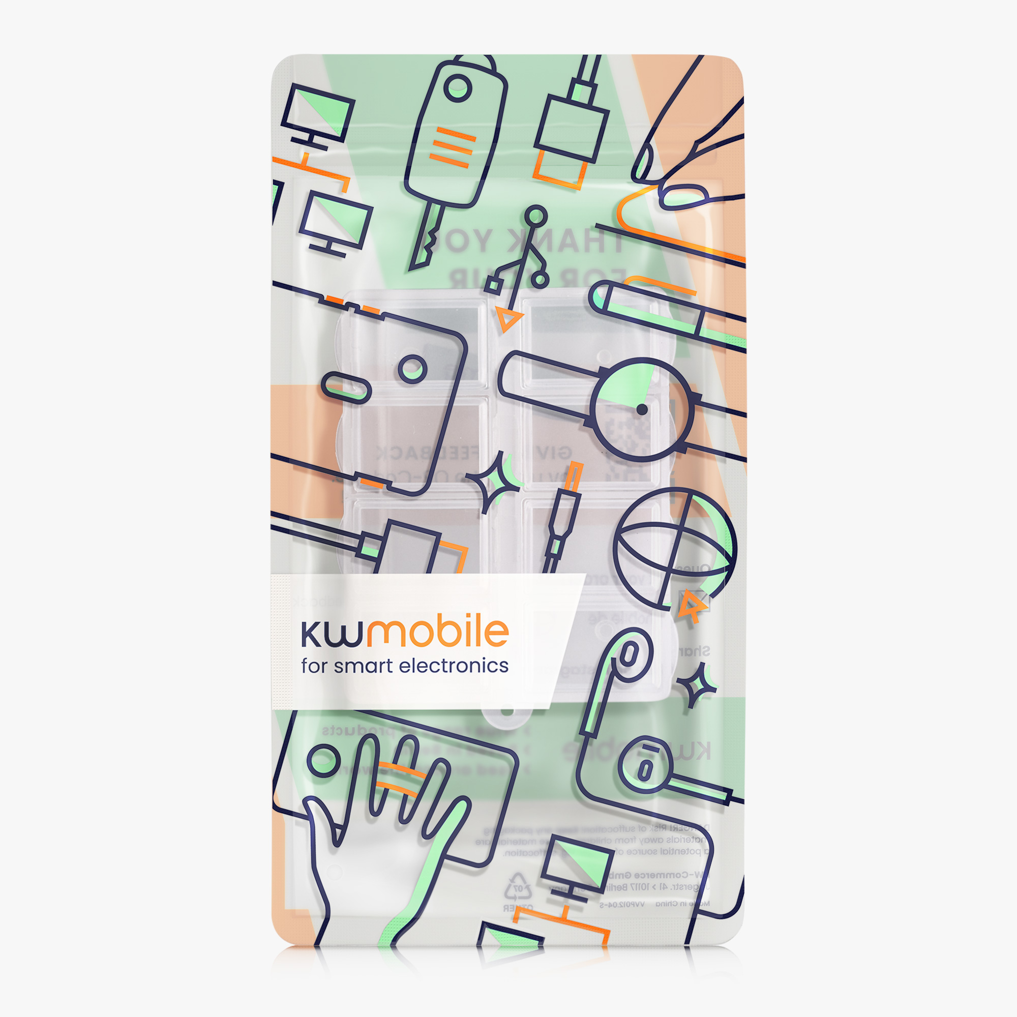Krabička na léky kwmobile - matně transparentní