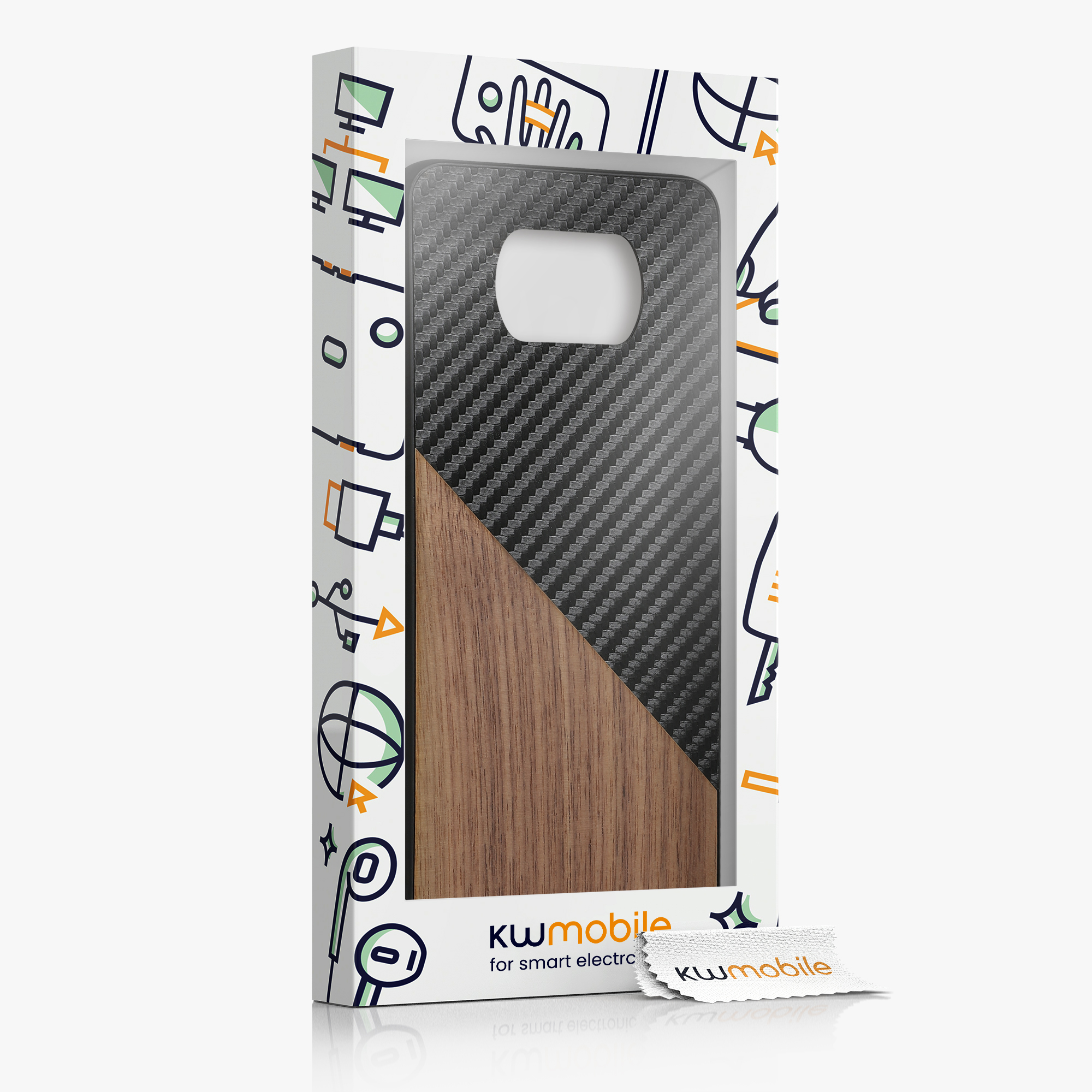 Kryt Xiaomi Poco X3 NFC silikonový TPU tmavě hnědá/černá kwmobile