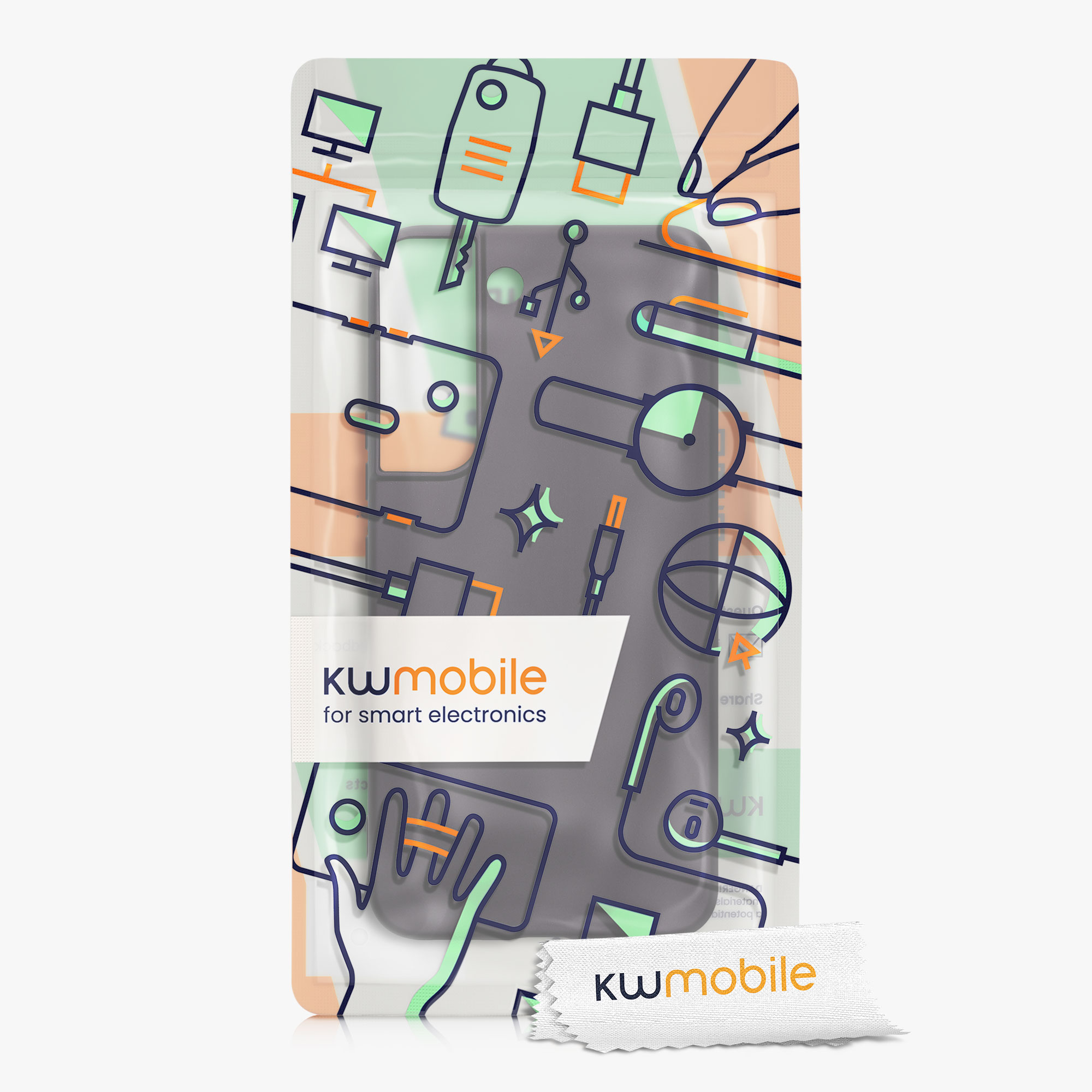 Kryt na mobil Galaxy S22 kwmobile Metallic metalická berry