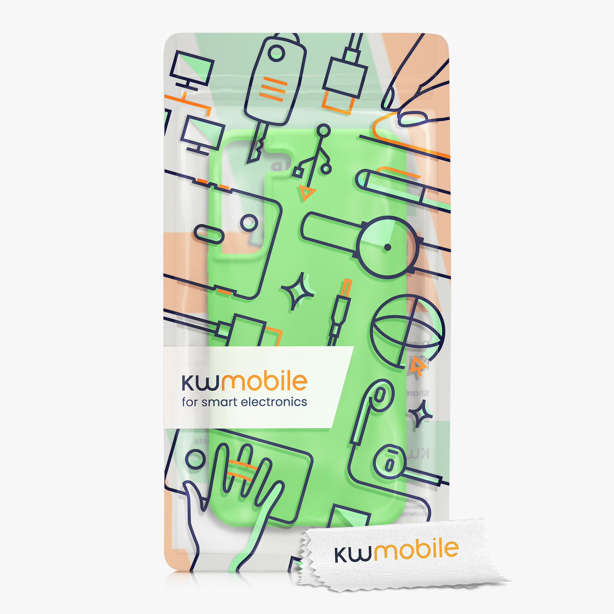 Kryt na mobil Galaxy S22+ kwmobile limetkově zelená