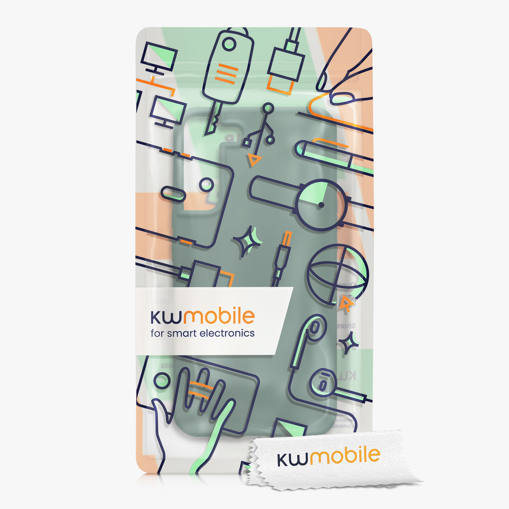Kryt na mobil Galaxy S22+ kwmobile lesní zelená