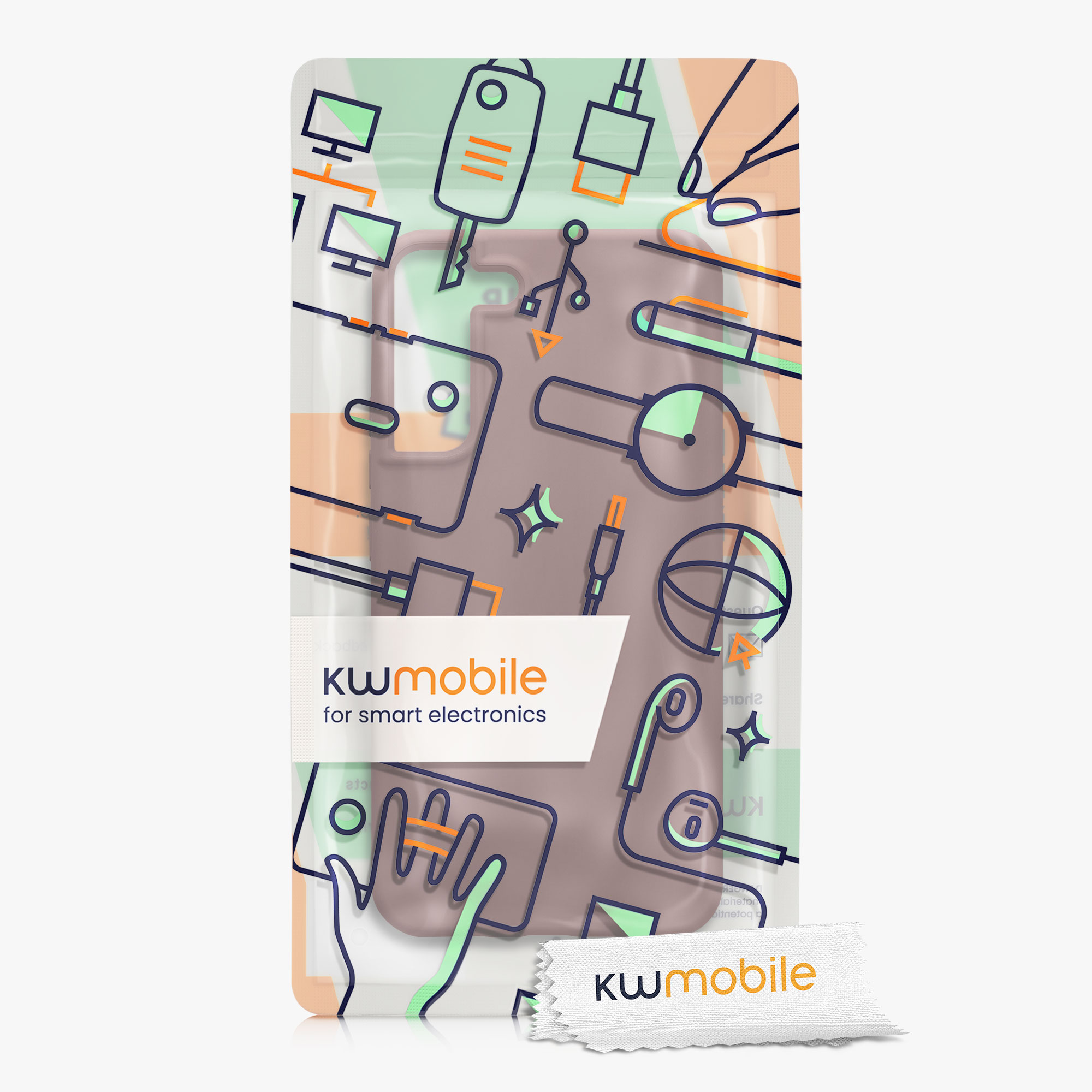 Kryt na mobil Galaxy S22+ kwmobile hroznově fialová