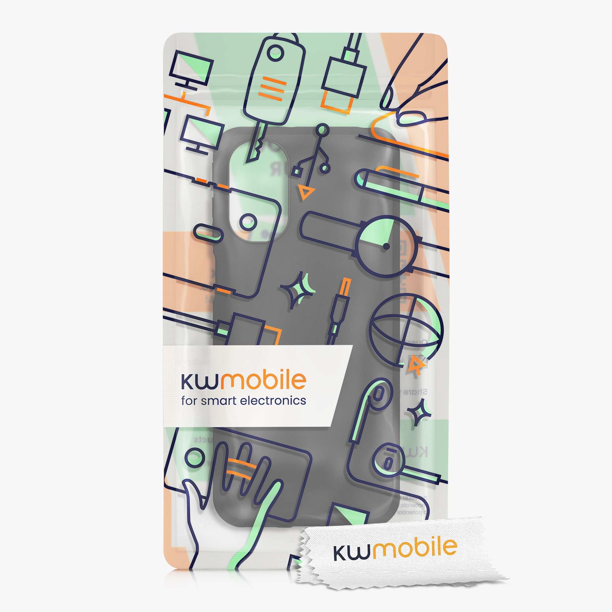Silikonový kryt kwmobile pro Motorola Moto G31 / Moto G41 - Matná černá