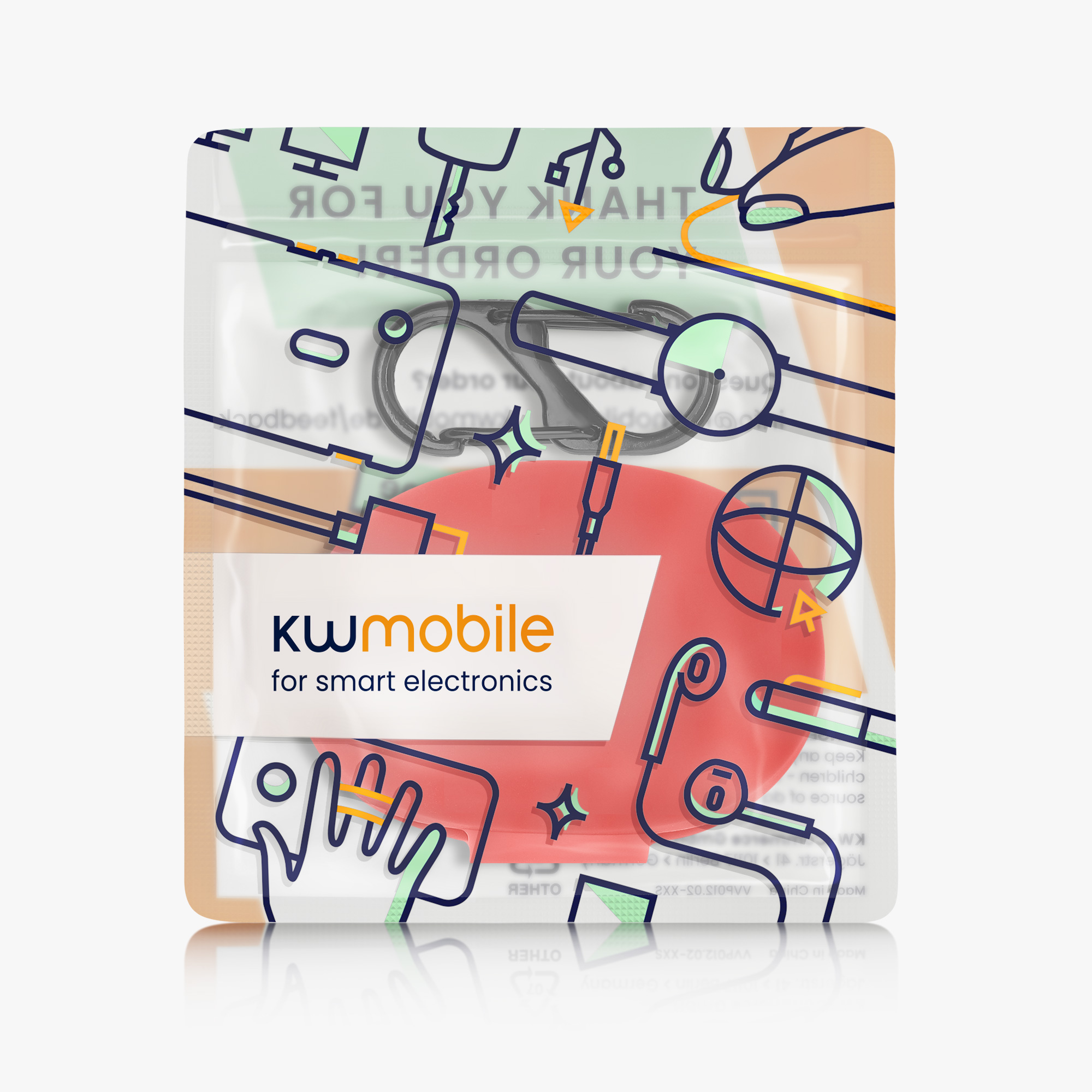 Pouzdro kwmobile pro Anker Soundcore Life P2 mini Case, červená