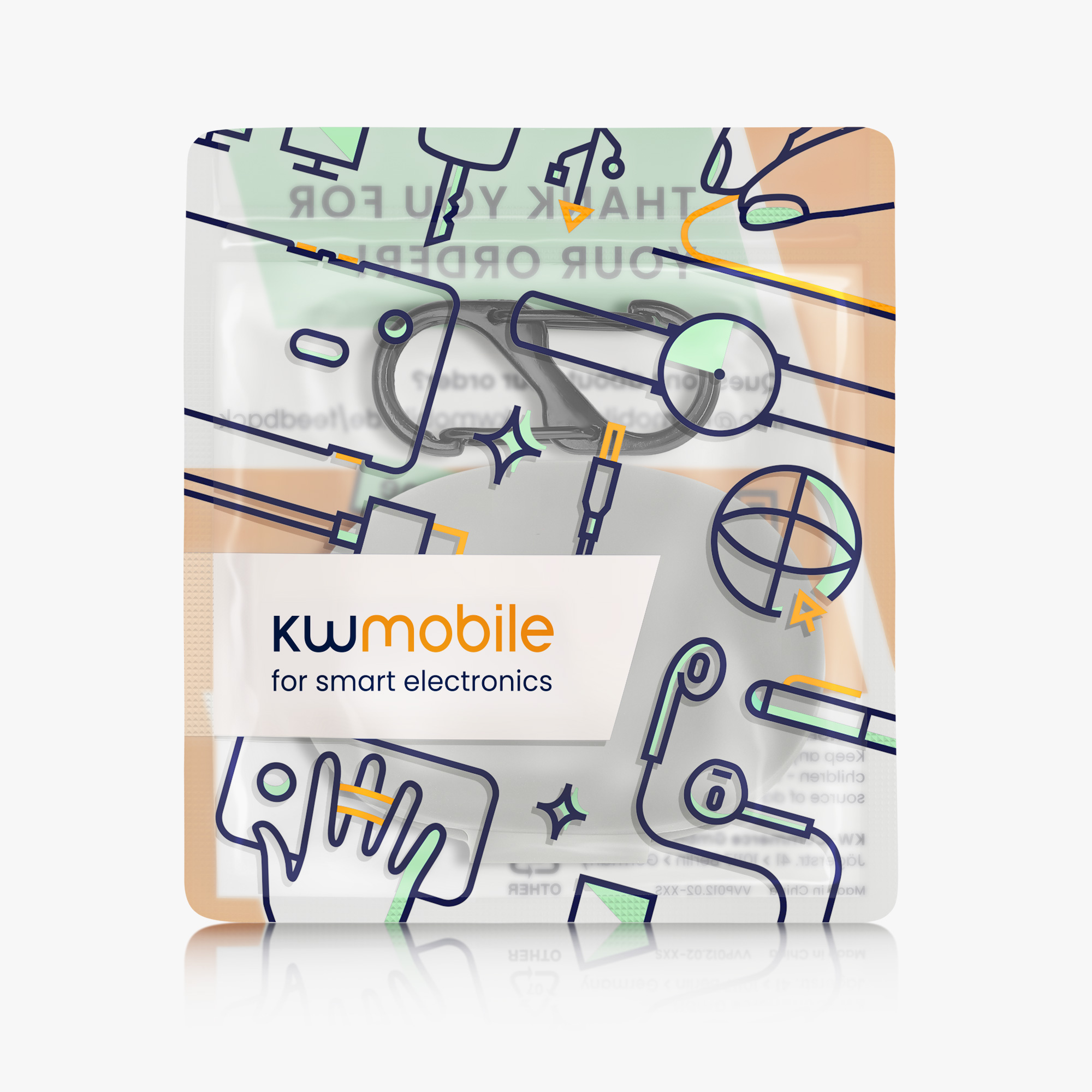 Pouzdro kwmobile pro Anker Soundcore Life P2 mini Case, šedá
