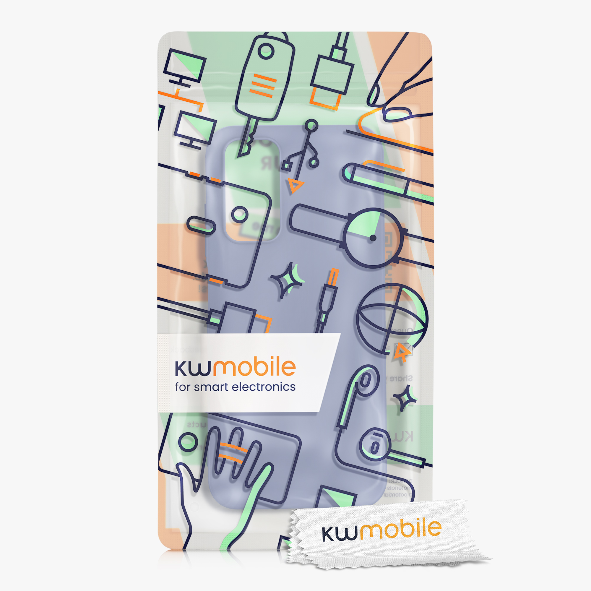 Kryt Xiaomi Redmi Note 11 silikonový TPU modrá kwmobile