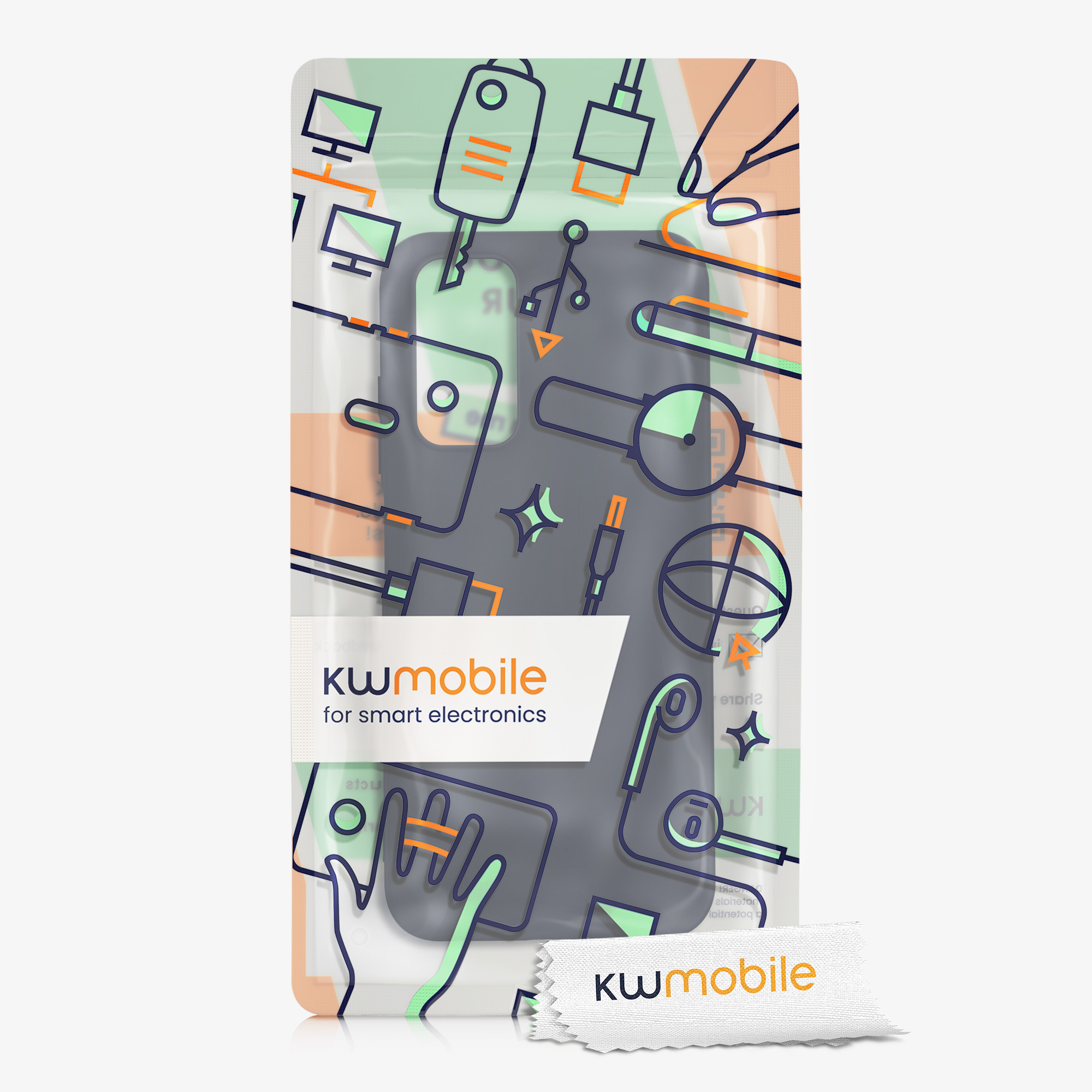 Kryt Xiaomi Redmi Note 11 silikonový TPU borůvková modrá kwmobile