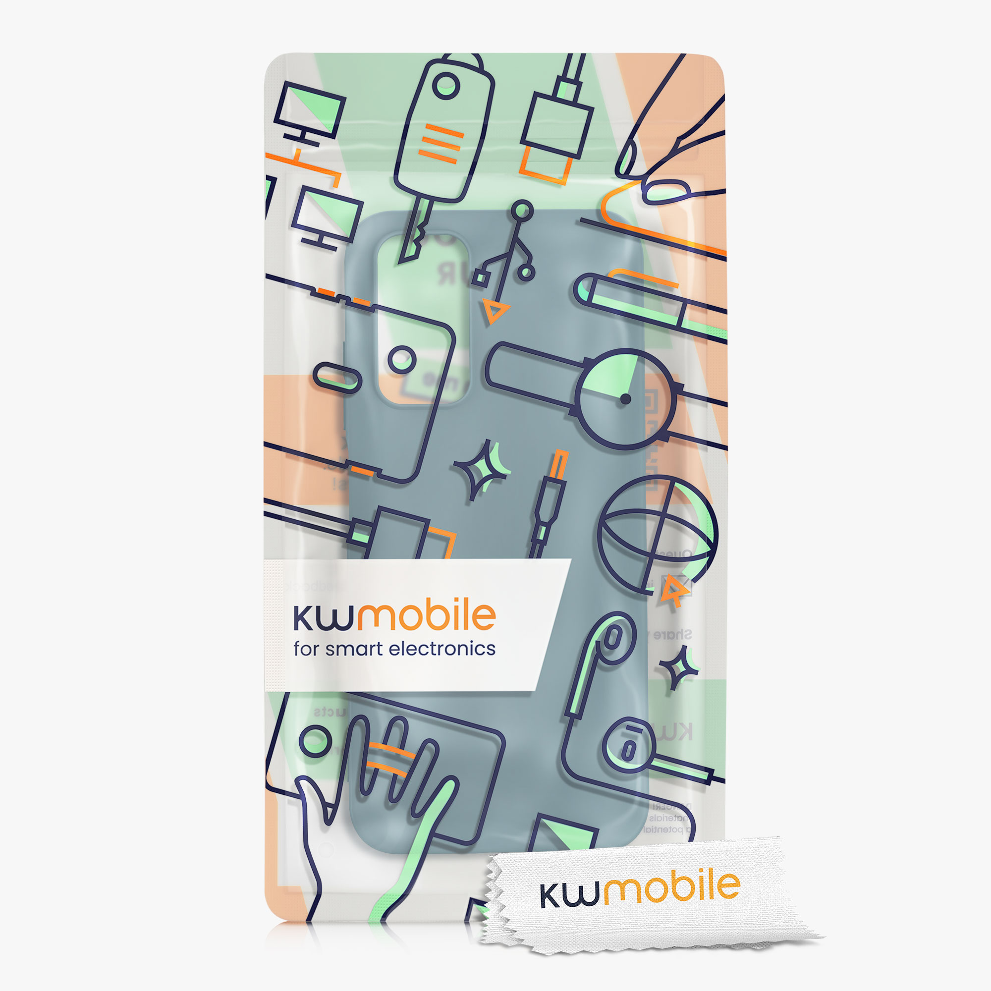 Kryt Xiaomi Redmi Note 11 silikonový TPU arktická noc kwmobile