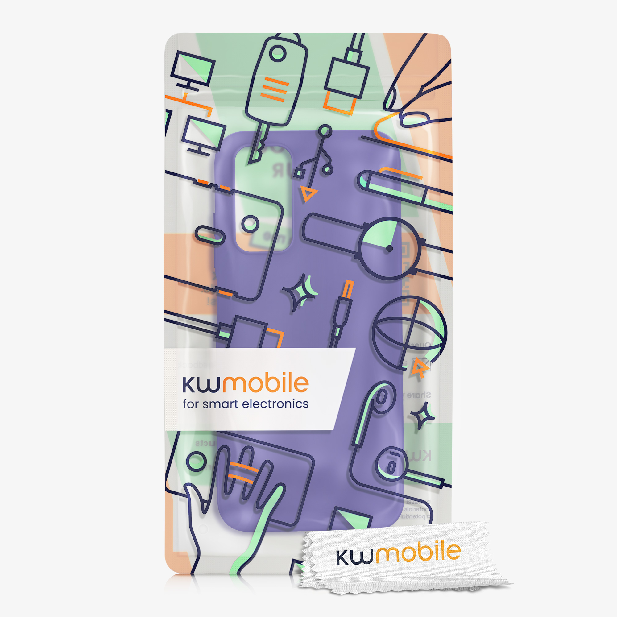 Kryt Xiaomi Redmi Note 11 silikonový TPU modrá kwmobile