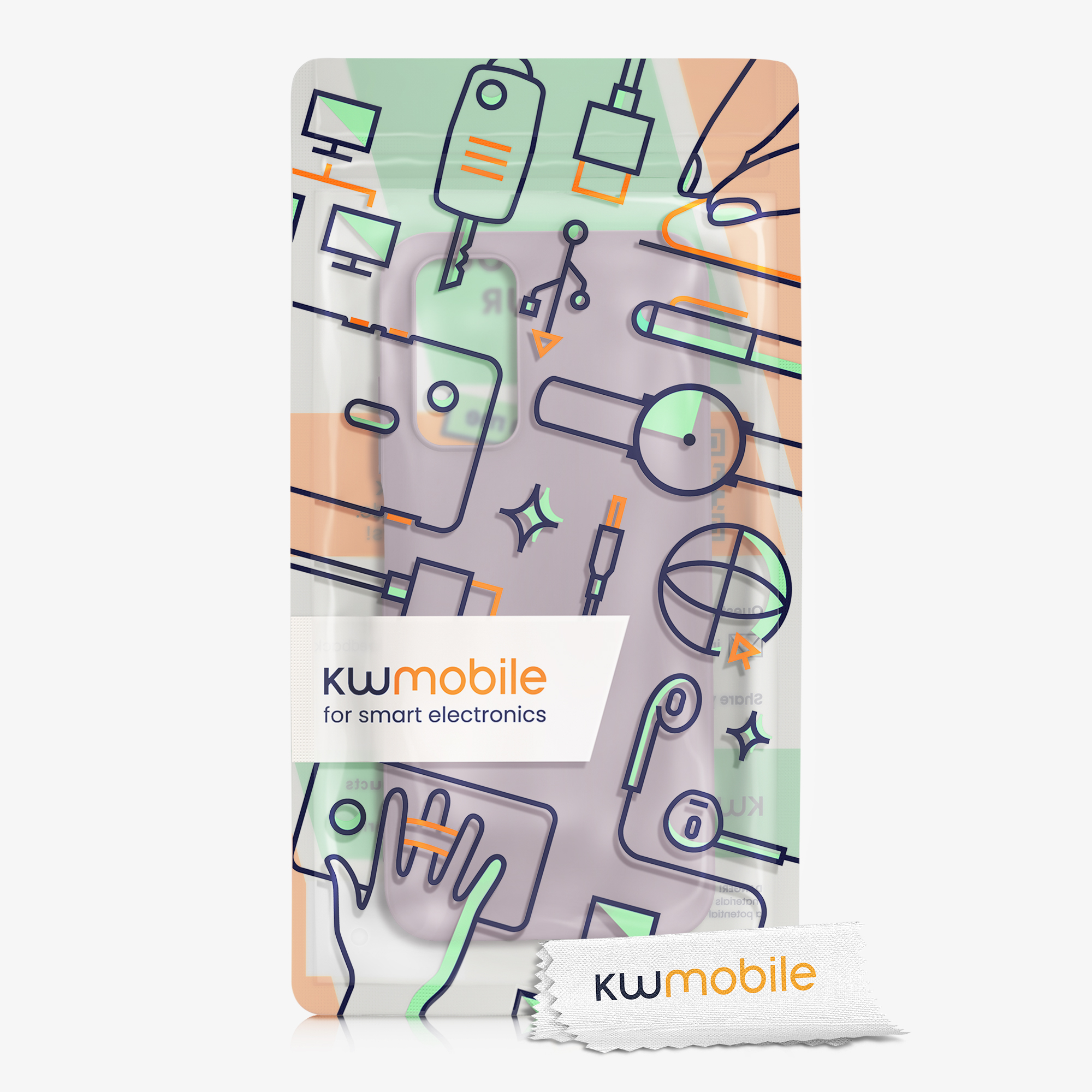 Kryt Xiaomi Redmi Note 11 silikonový TPU červená kwmobile