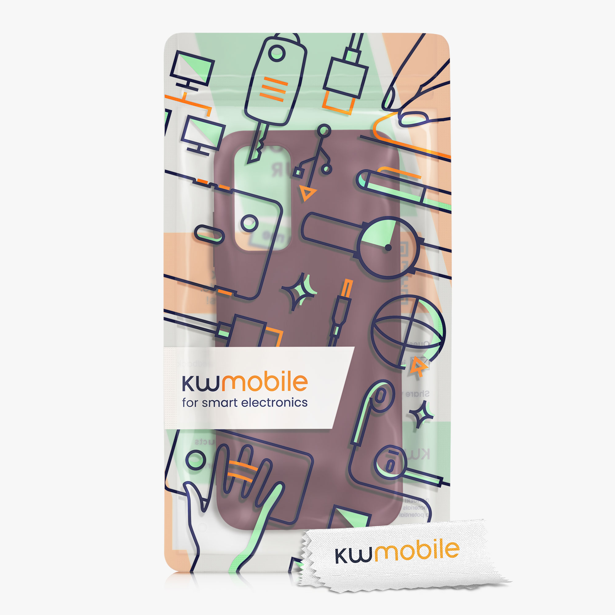 Kryt Xiaomi Redmi Note 11 silikonový TPU fialová kwmobile