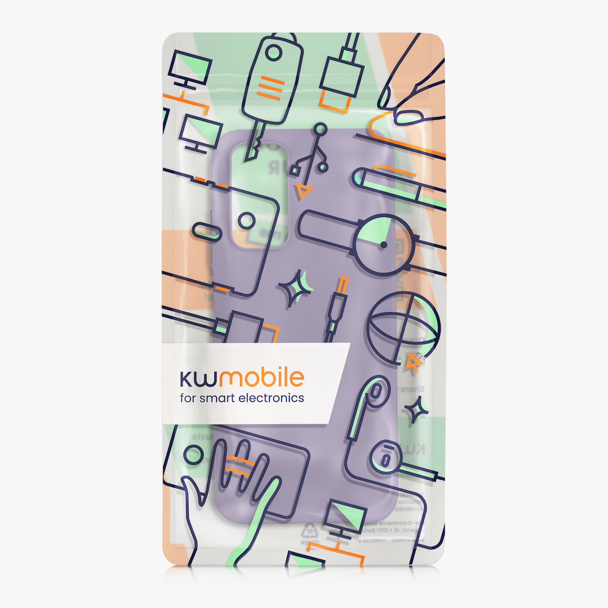 Kryt Xiaomi Redmi Note 11 silikonový TPU fialová kwmobile