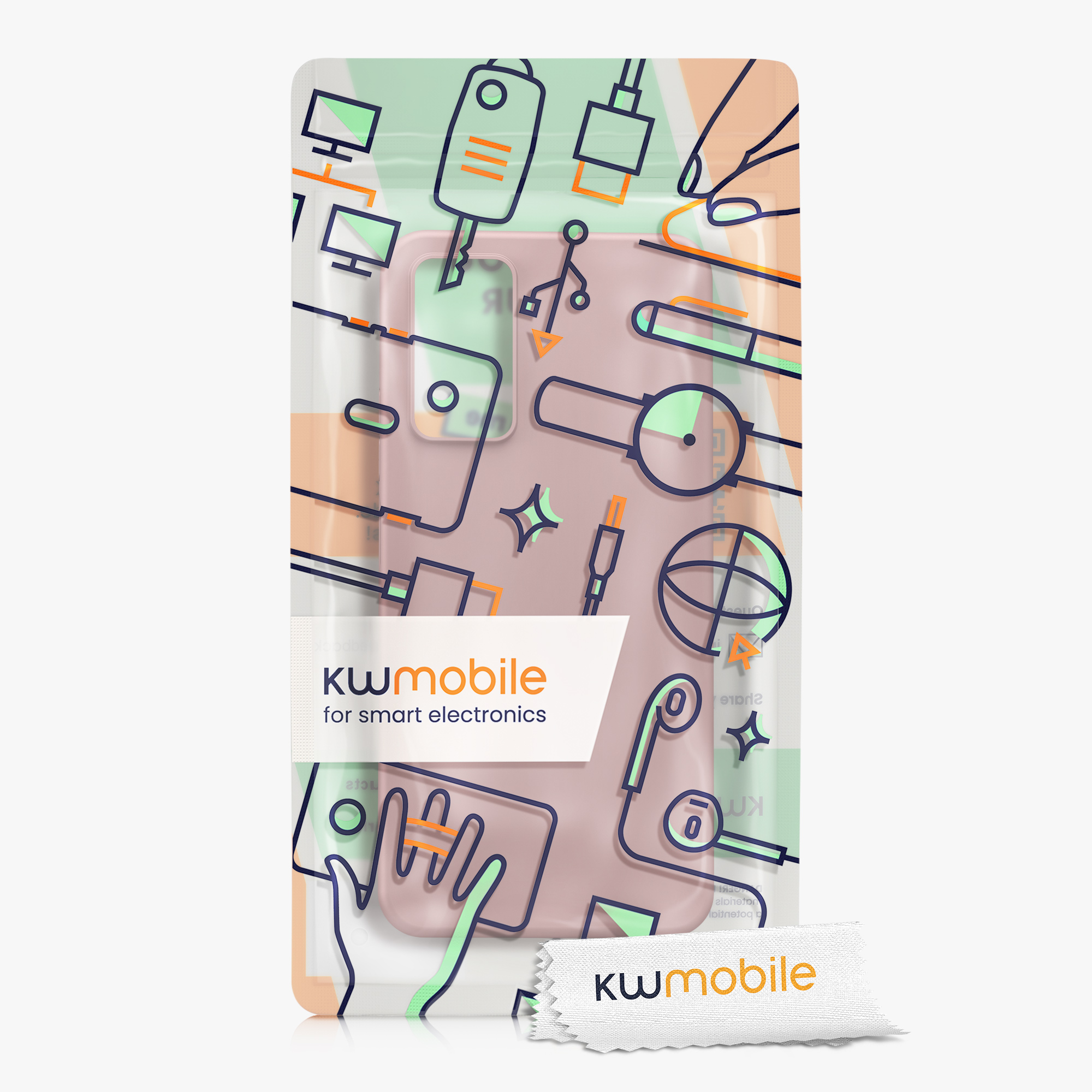 Kryt Xiaomi Redmi Note 11 Pro silikonový TPU červená kwmobile