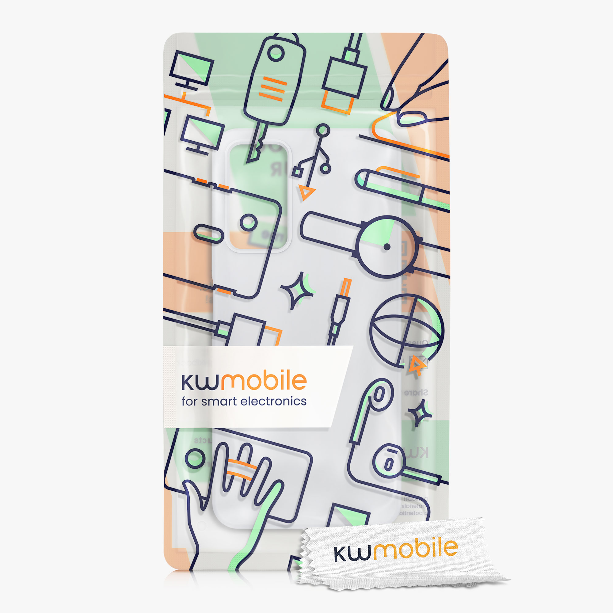 Kryt Xiaomi Redmi Note 11 Pro silikonový TPU bílá kwmobile