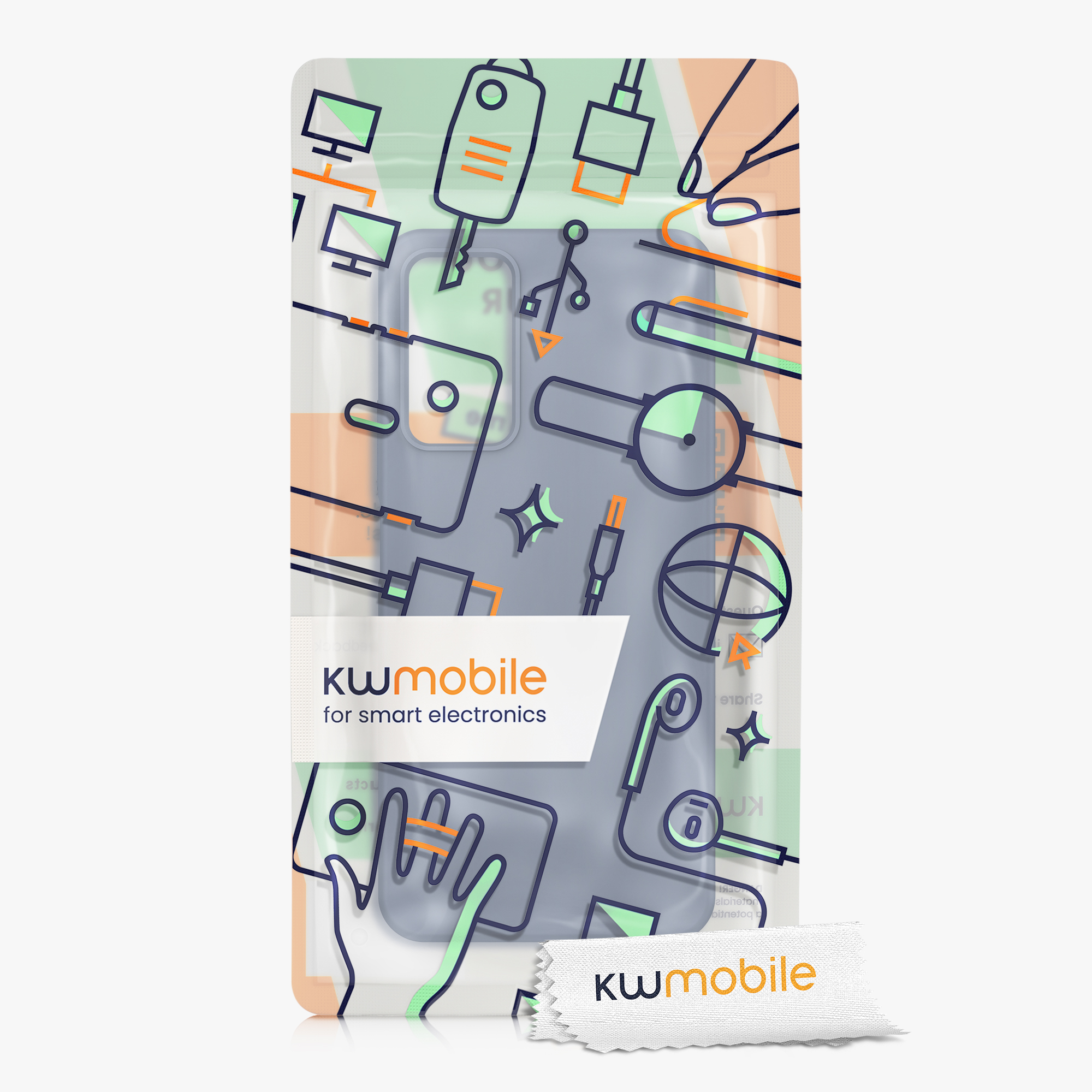 Kryt Xiaomi Redmi Note 11 Pro silikonový TPU modrá kwmobile