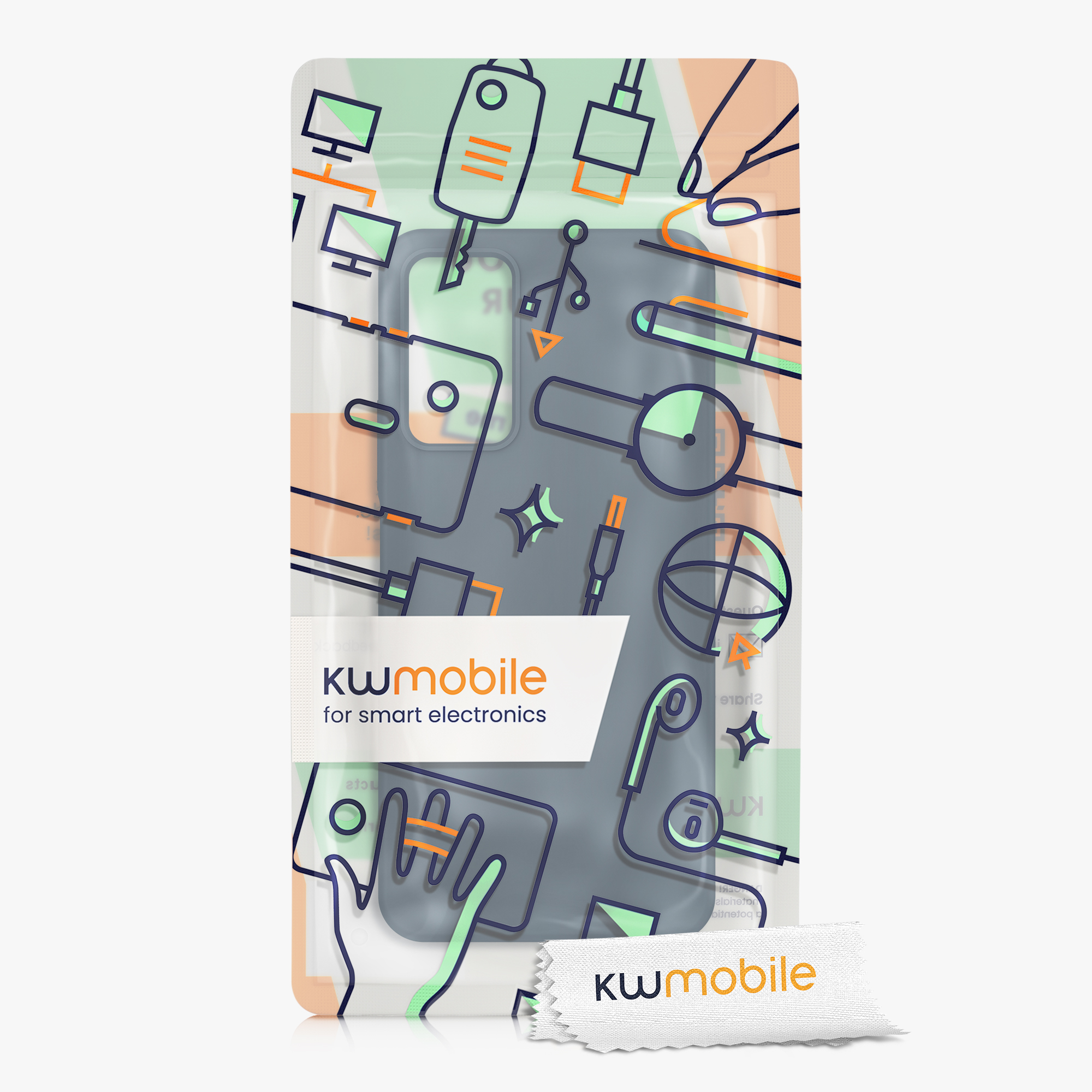 Kryt Xiaomi Redmi Note 11 Pro silikonový TPU tmavá břidlice kwmobile