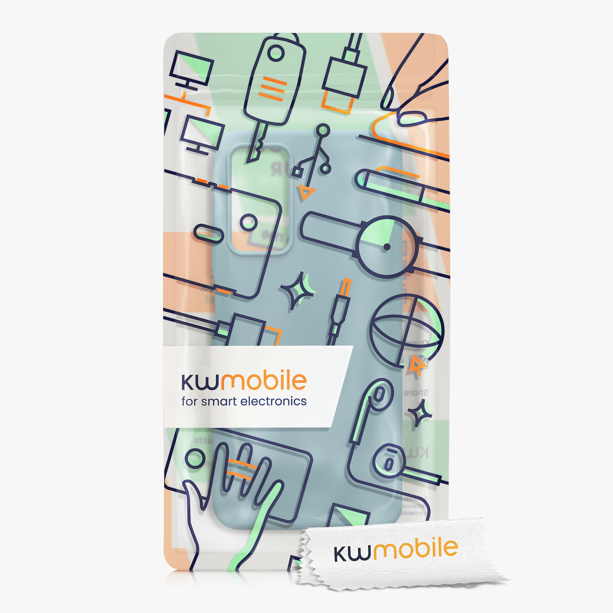 Kryt Xiaomi Redmi Note 11 Pro silikonový TPU červená kwmobile