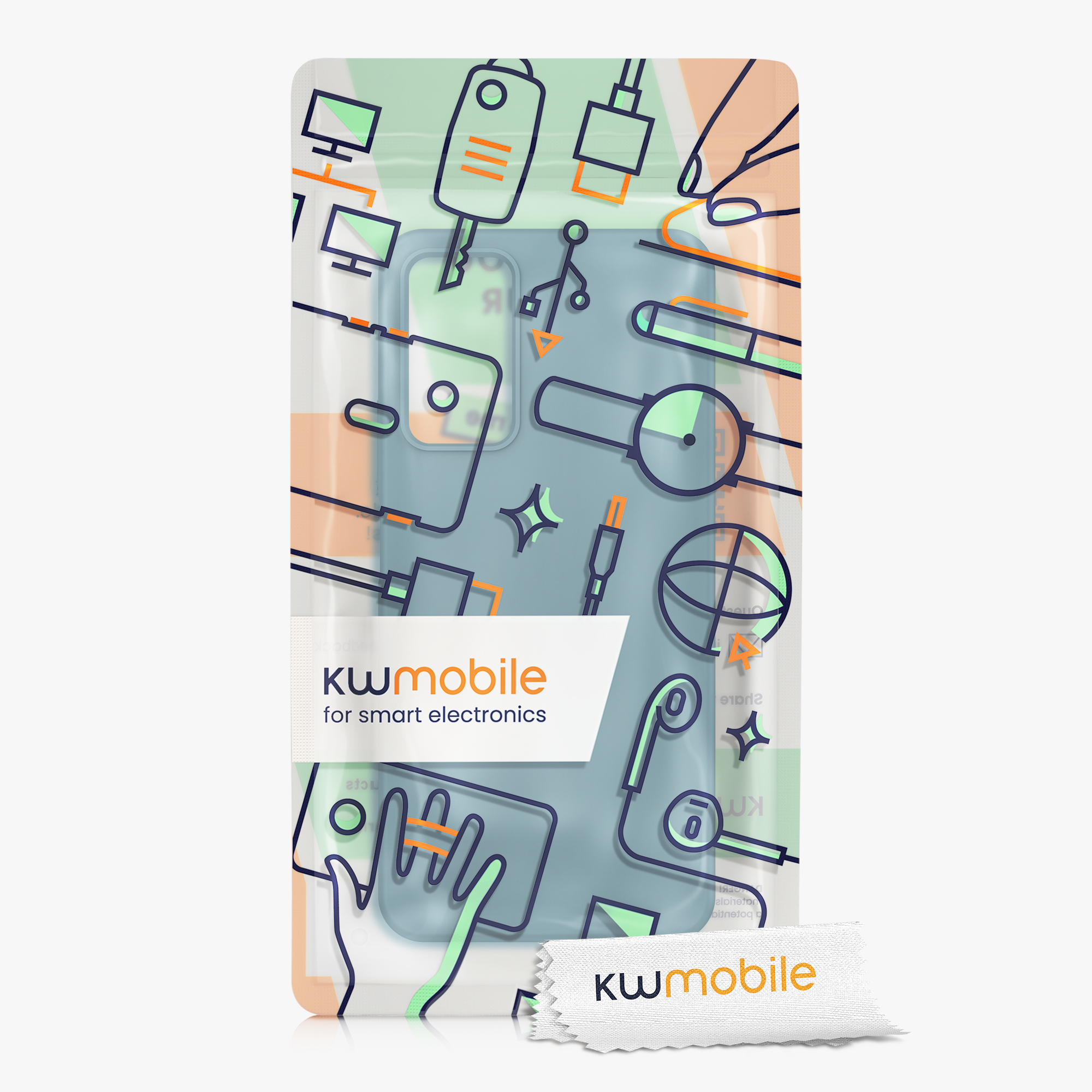 Kryt Xiaomi Redmi Note 11 Pro silikonový TPU arktická noc kwmobile