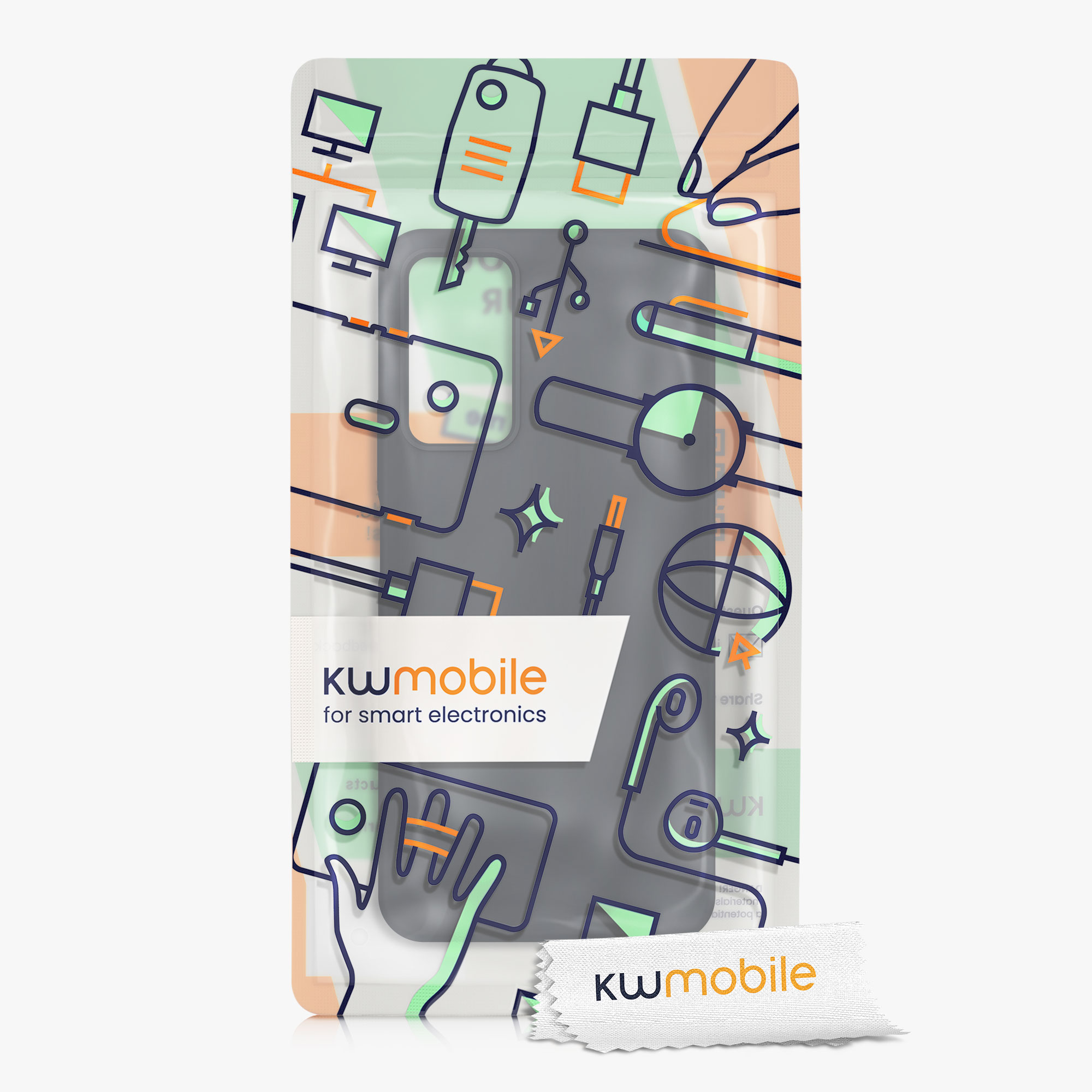 Kryt Xiaomi Redmi Note 11 Pro silikonový TPU černá matná kwmobile