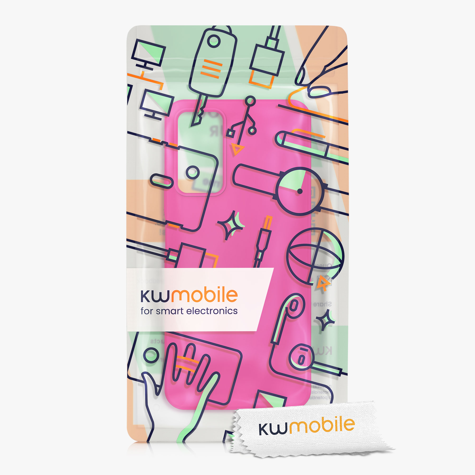 Kryt Xiaomi Redmi Note 11 Pro silikonový TPU růžová kwmobile