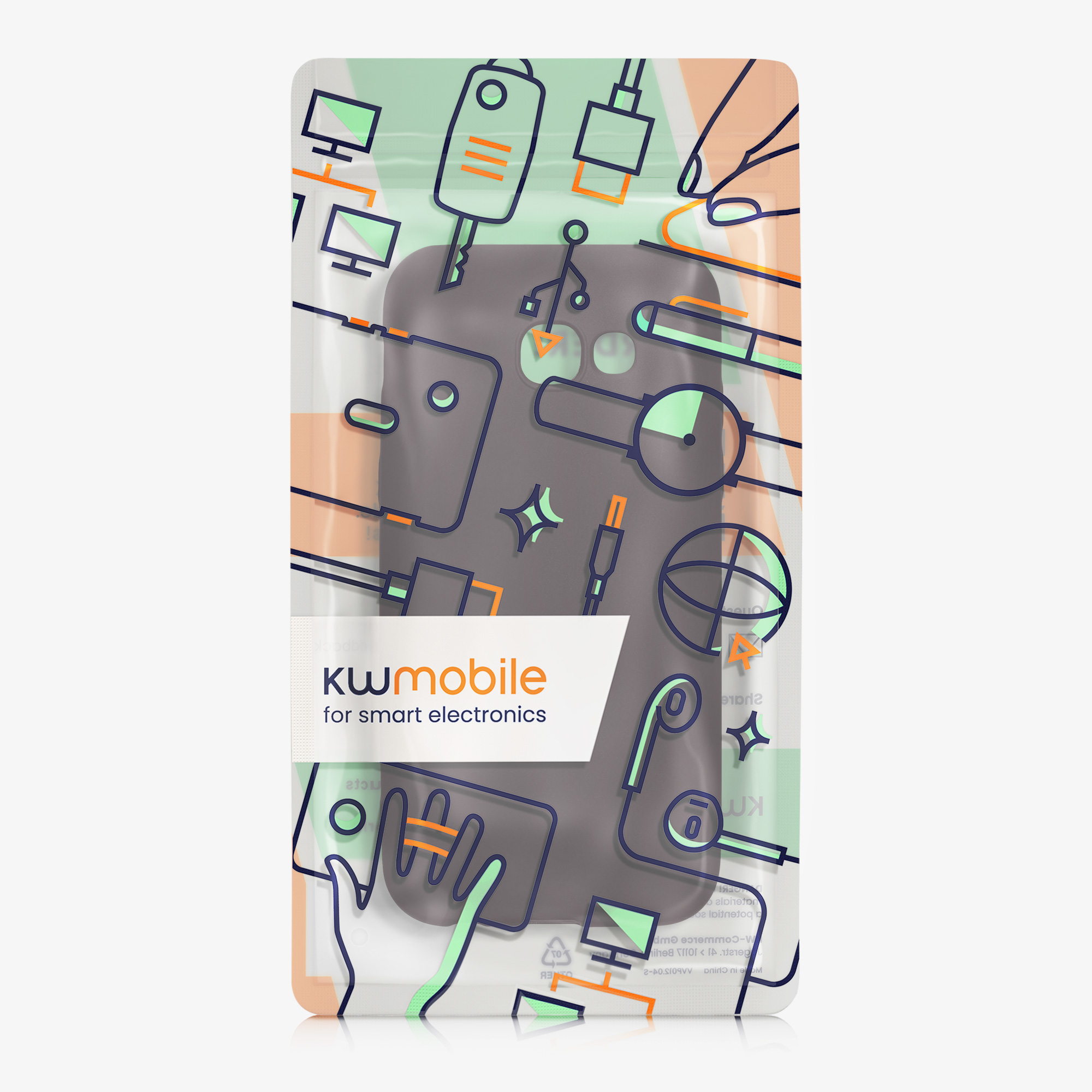 Kryt na mobil Samsung Galaxy A5 (2017) kwmobile TPU metalický Metalická ostružinová