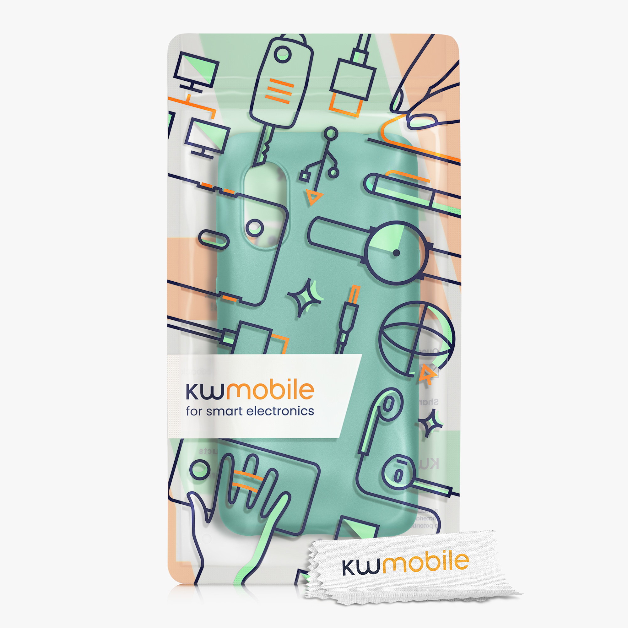 Kryt kwmobile pro Samsung Galaxy Xcover 5 - tmavě metalicky zelená