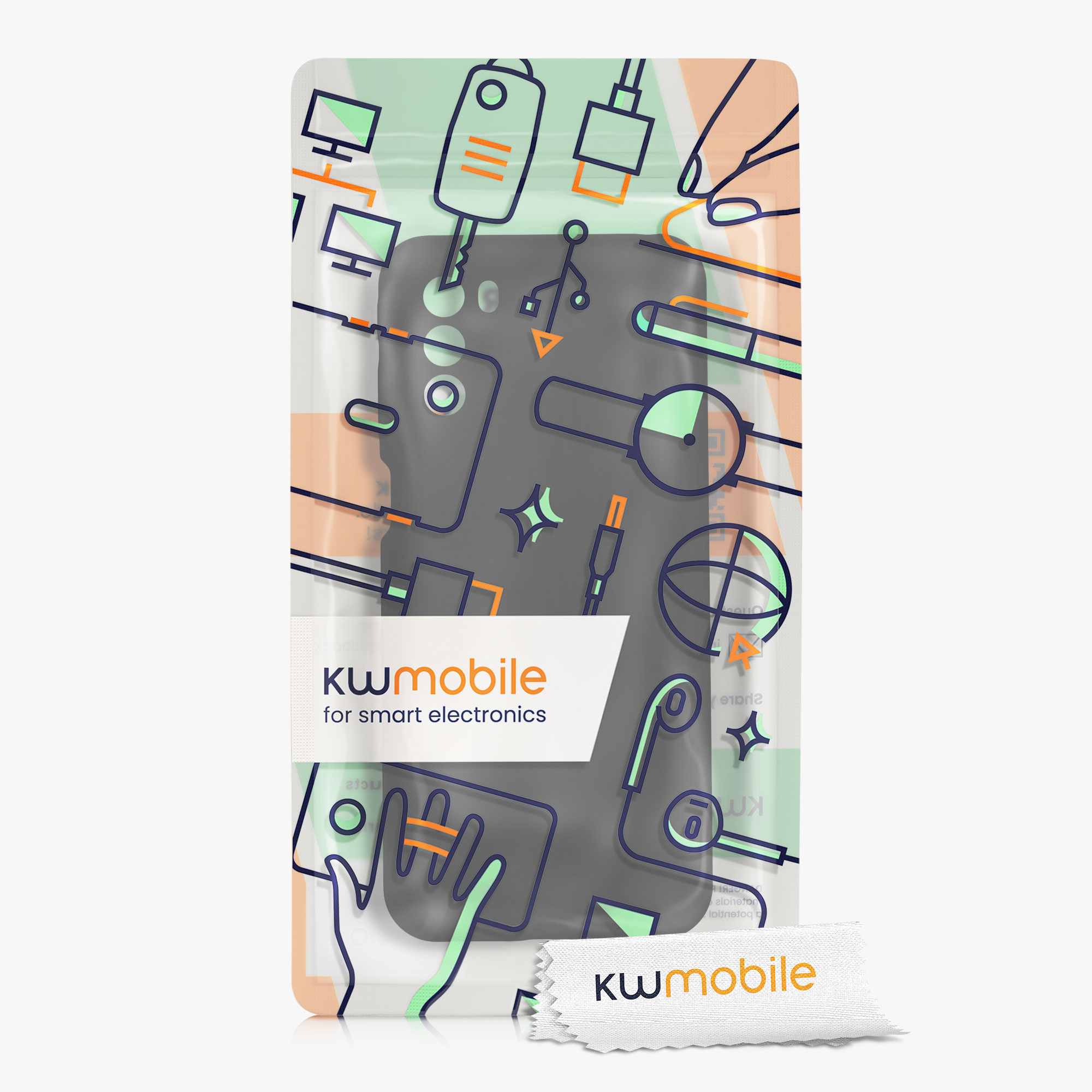 Silikonový kryt kwmobile pro Motorola Moto G31 / Moto G41 - Černá