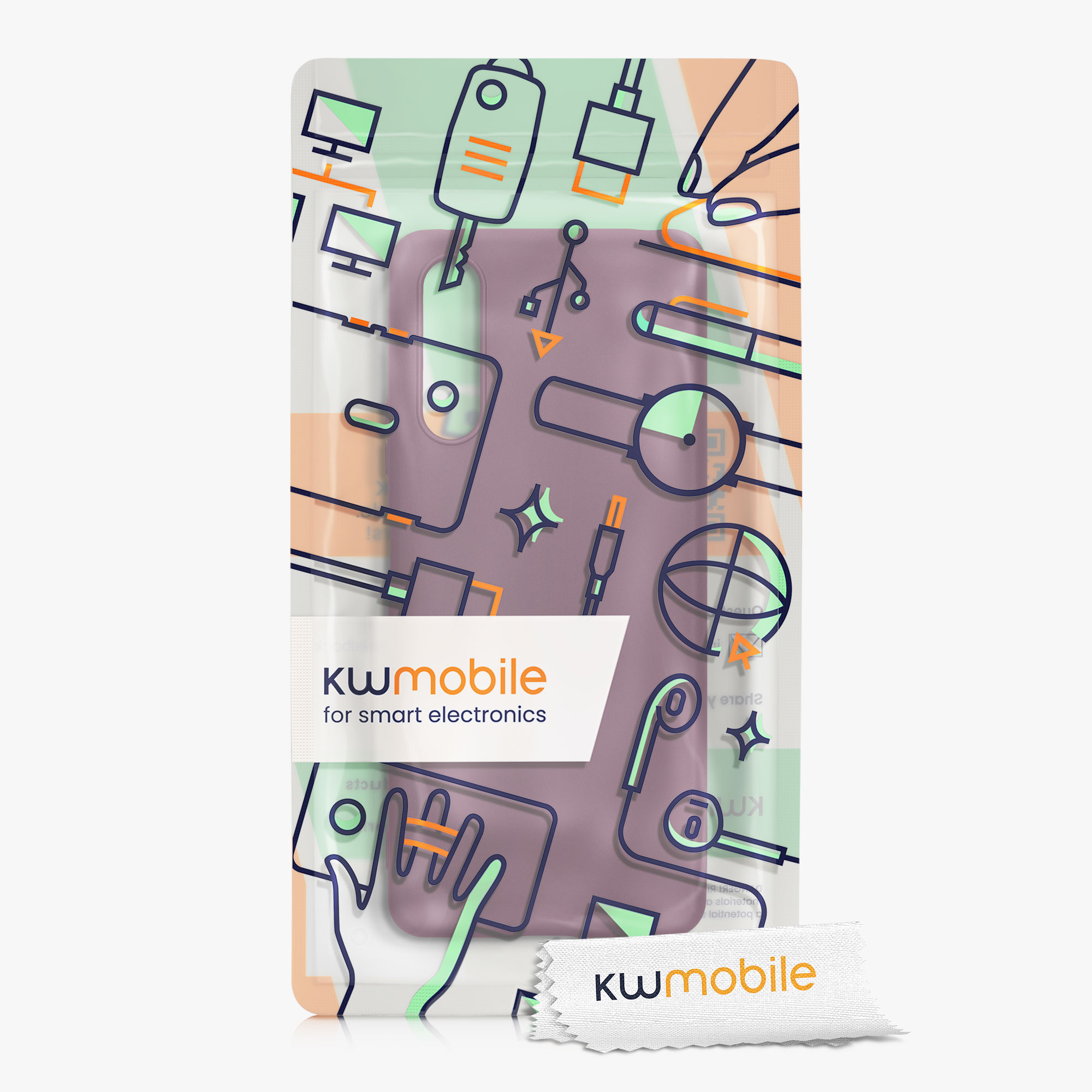 Kryt na mobil kwmobile - Sony Xperia 10 IV - vínově fialová