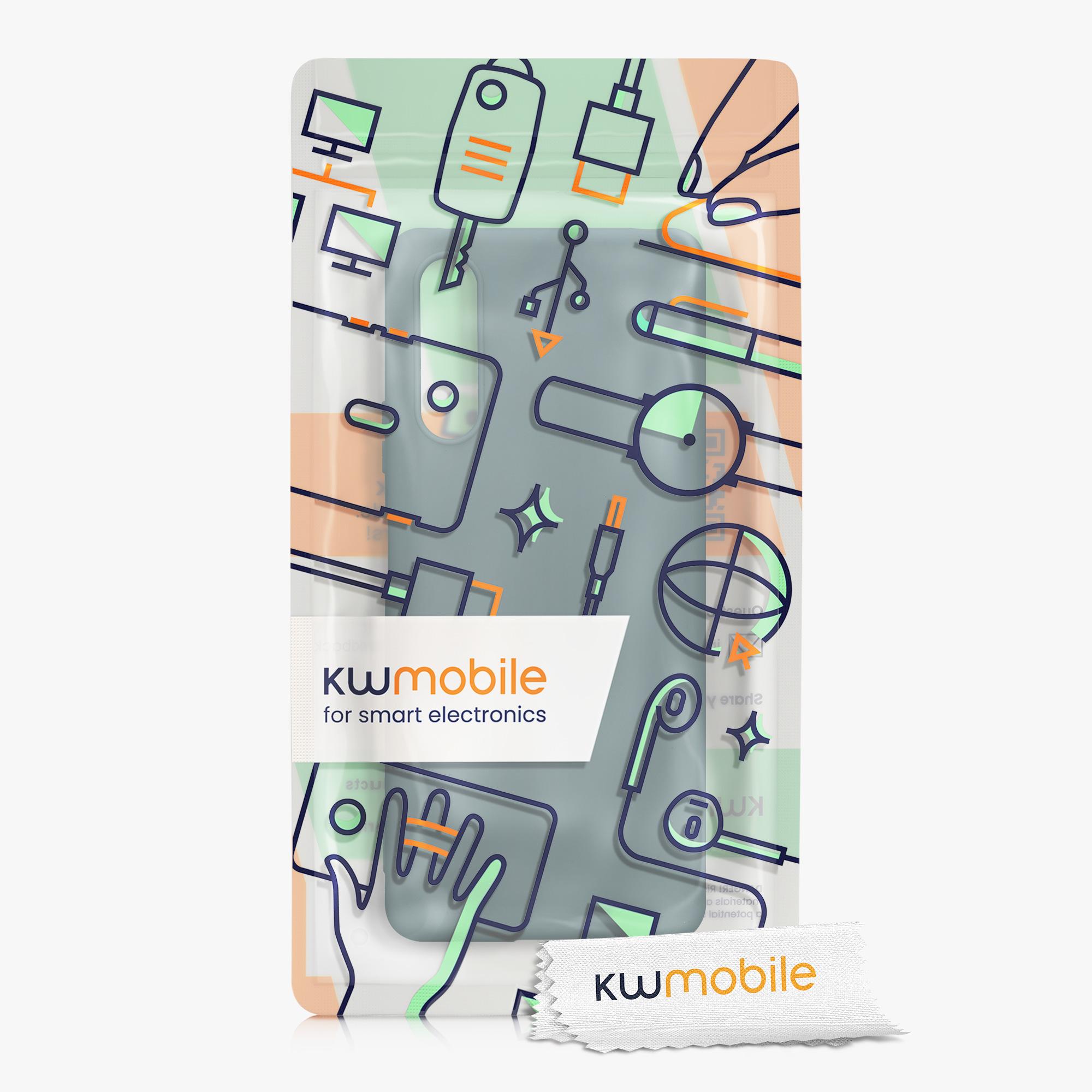 Kryt na mobil kwmobile - Sony Xperia 10 IV - tmavě modrá Arctic Night